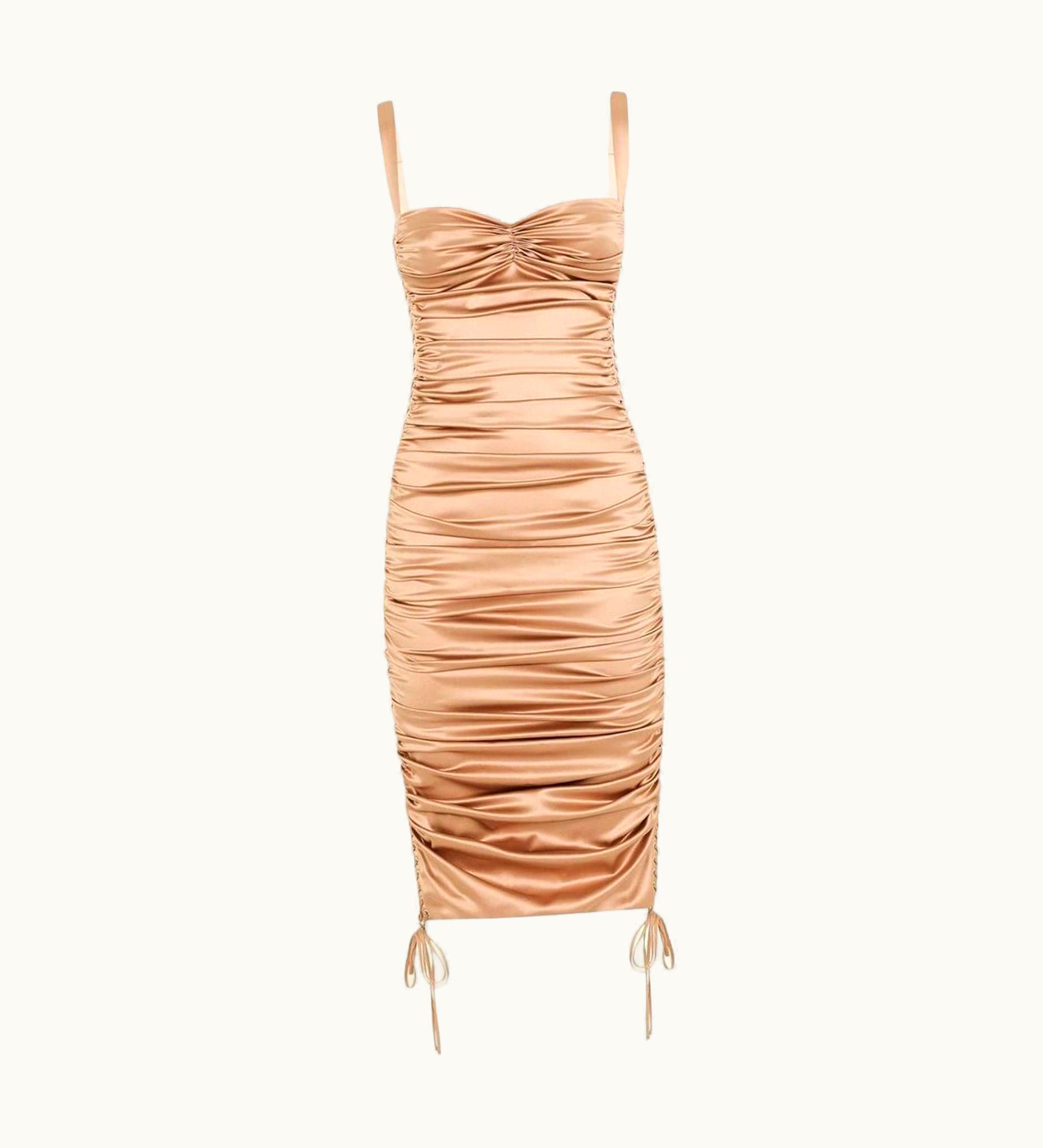 Dolce & Gabbana Dolce & Gabbana Nude Corset Dress Nwt