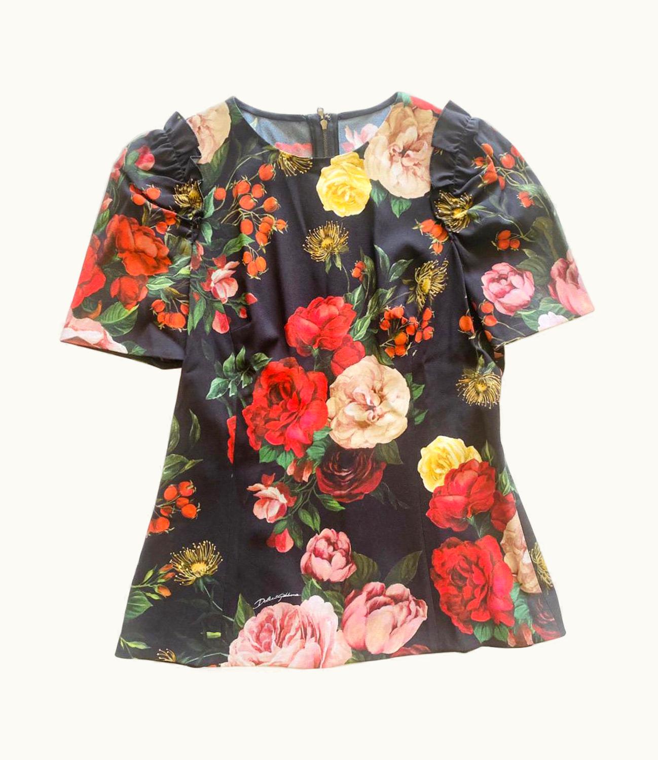 Dolce & Gabbana Dolce & Gabbana Floral Printed Top Blouse UZ0608152