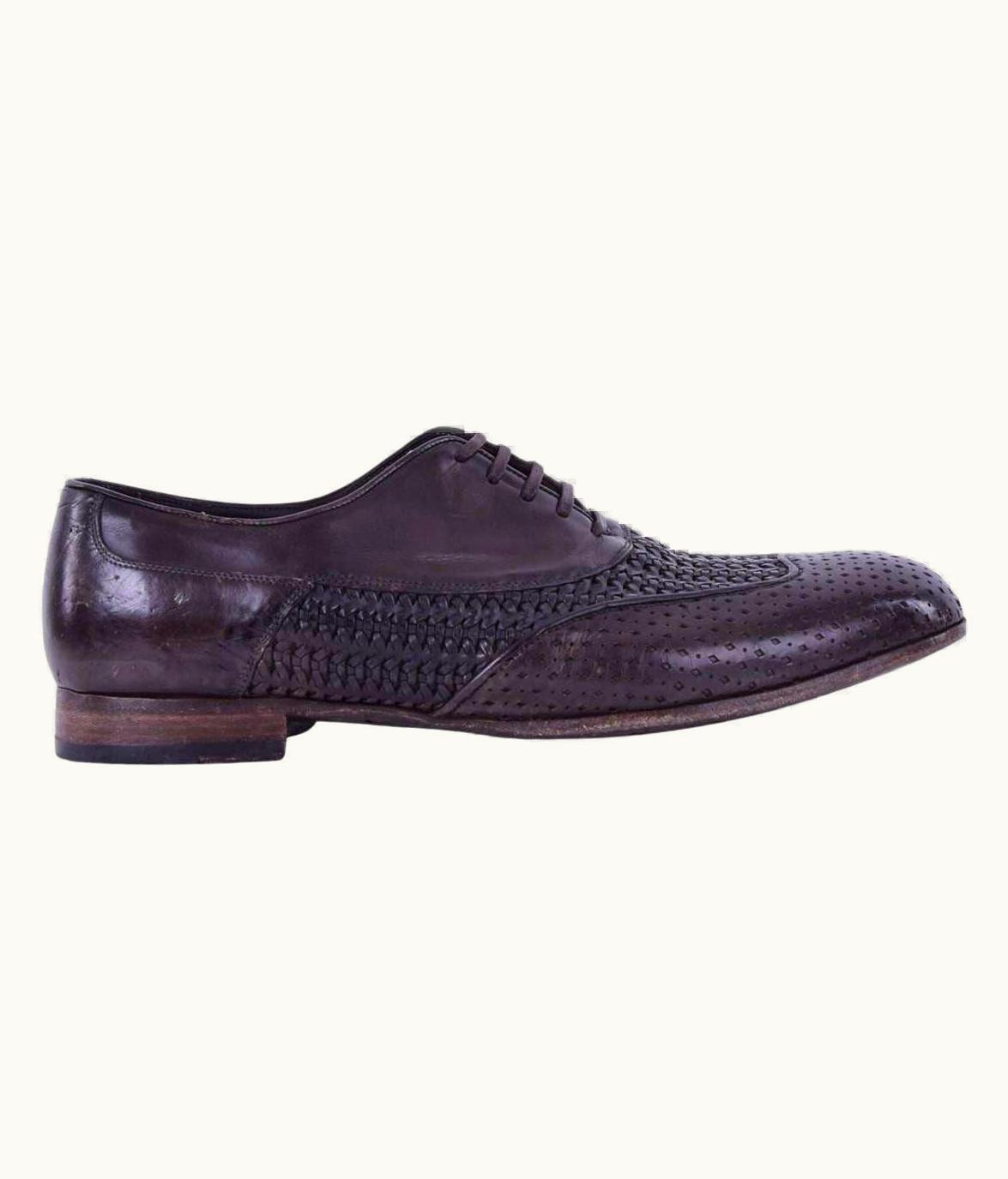 Dolce & Gabbana Dolce & Gabbana - Woven Shoes Sorrento Brown