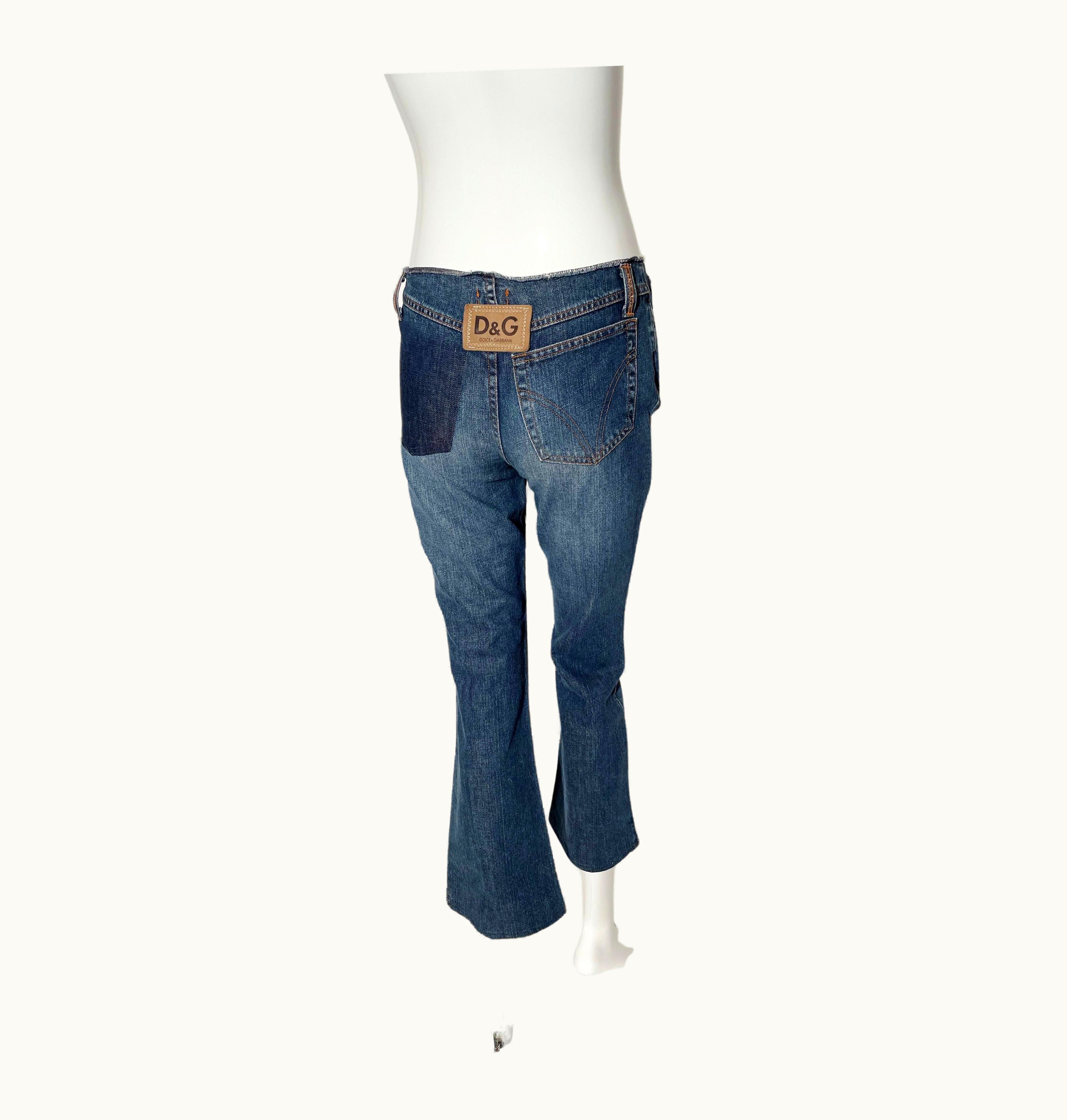 Dolce & Gabbana Dolce & Gabbana Low Rise Cropped Jeans