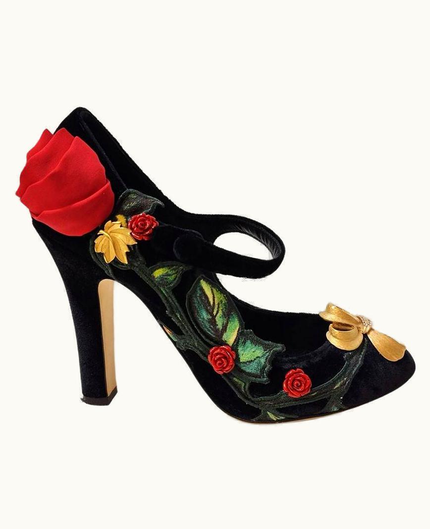 Dolce & Gabbana Dolce & Gabbana Embroidered Pumps