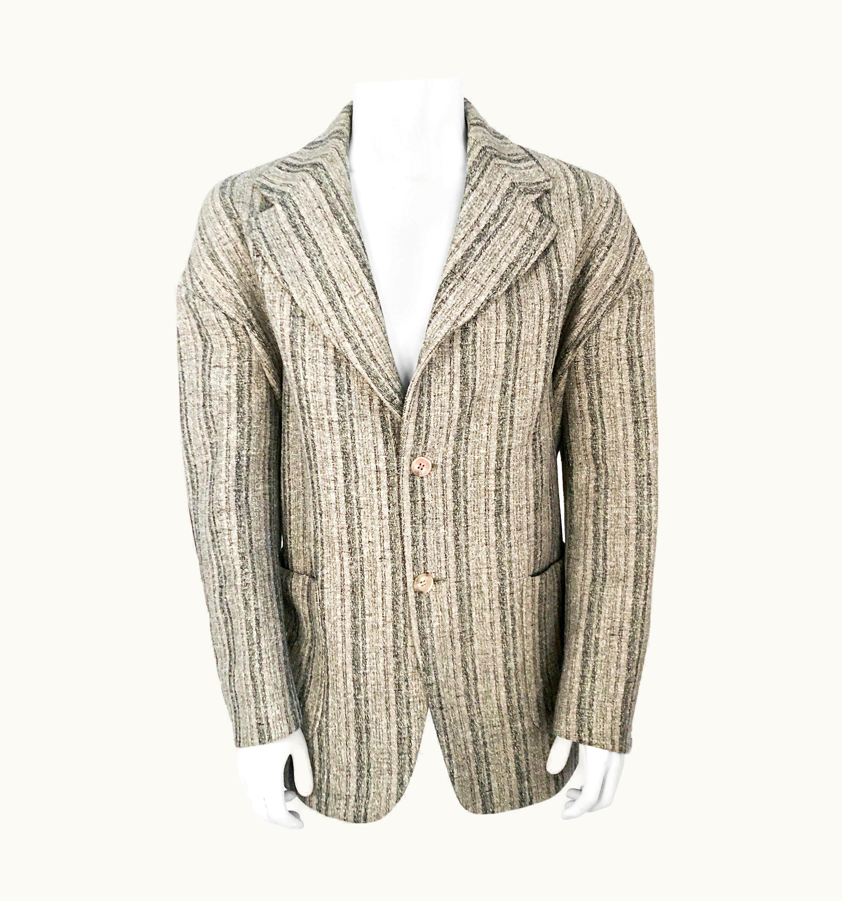 Dolce & Gabbana 1990s Dolce And Gabbana Grey Tweed Jacket