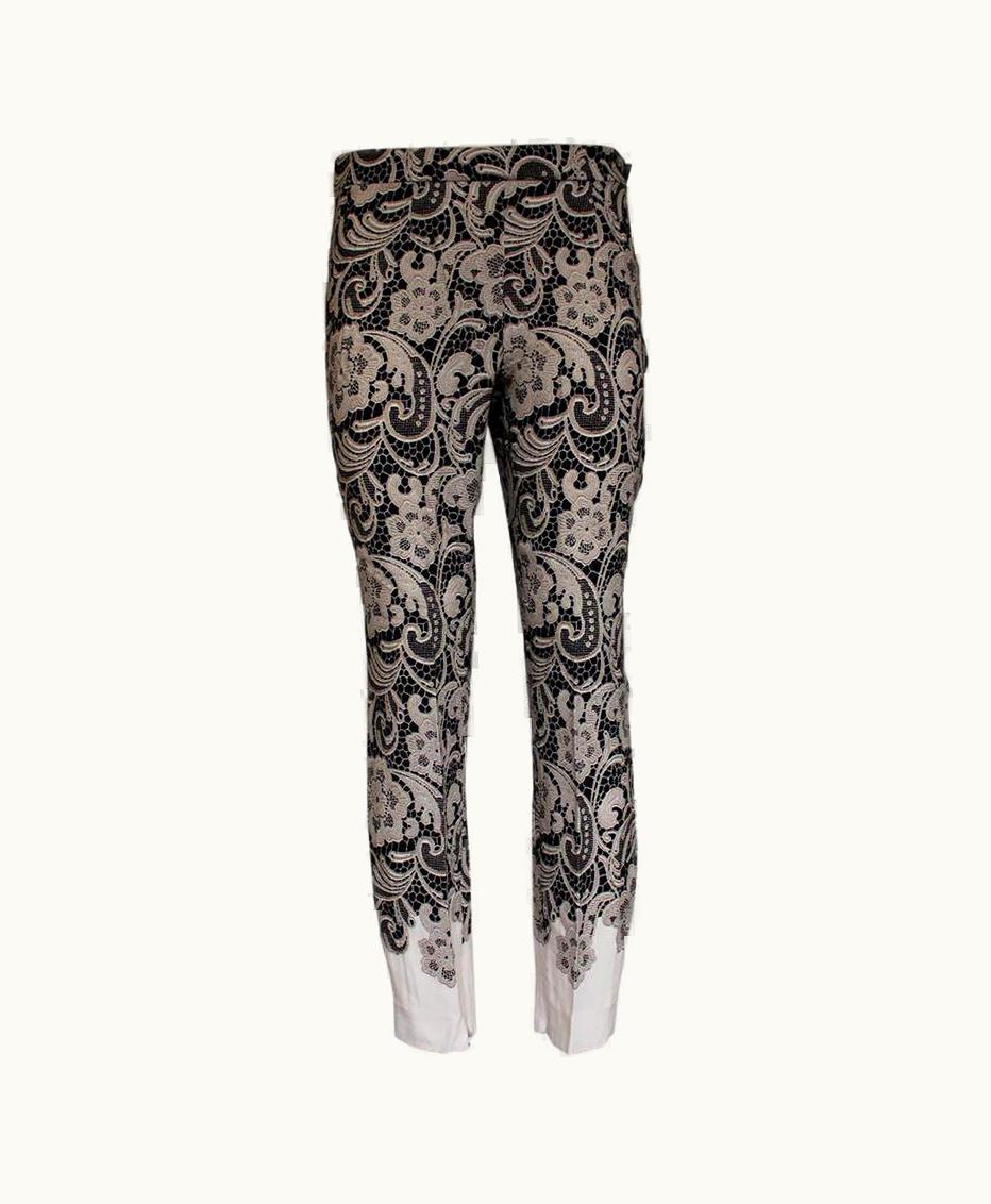 Dolce & Gabbana Dolce & Gabbana Lace Effect Pants It