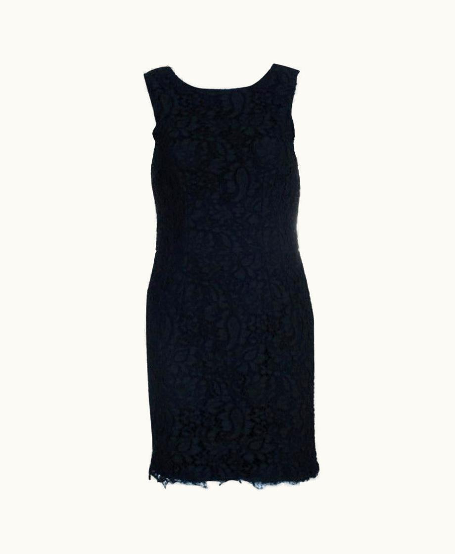 Dolce & Gabbana Dolce & Gabbana Black Lace Shift Dress
