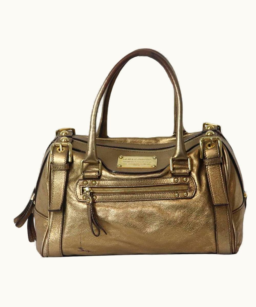 Dolce & Gabbana Dolce And Gabbana Metallic Leather Shoulder Bag UZ0608386