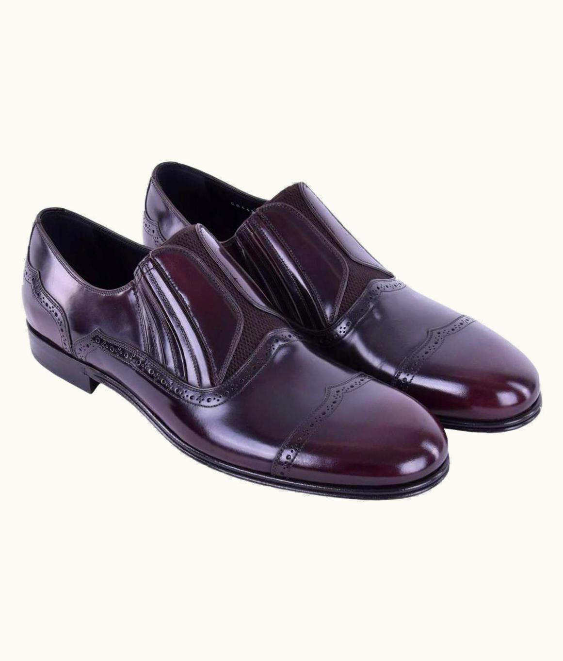 Dolce & Gabbana Dolce & Gabbana - Elastic Slippers Milano Sangria-Red