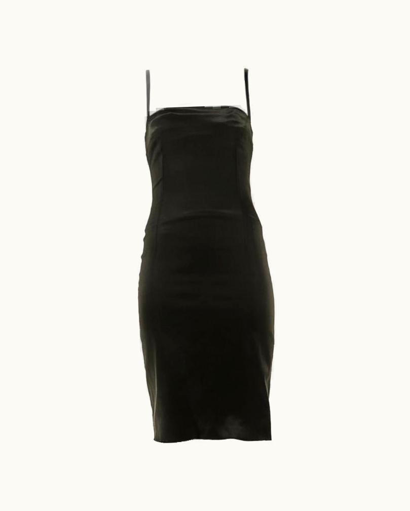 Dolce & Gabbana 1990s Dolce And Gabbana Black Silk Dress