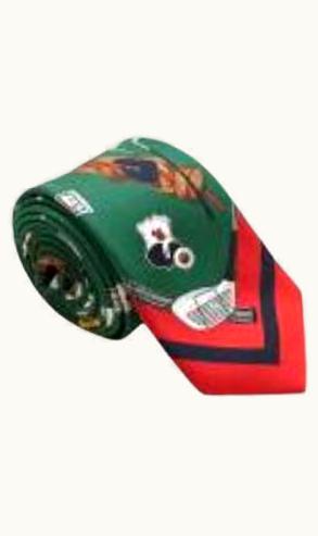 Dolce & Gabbana Dolce & Gabbana Multicolour Golf Print Silk Tie