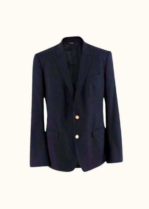 Dolce & Gabbana Dolce & Gabbana Navy Tailored Single Breasted Blazer UZ0608455