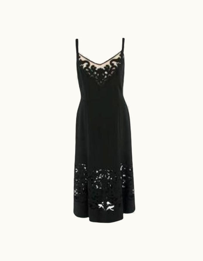 Dolce & Gabbana Dolce & Gabbana Black Cut-out Midi Dress