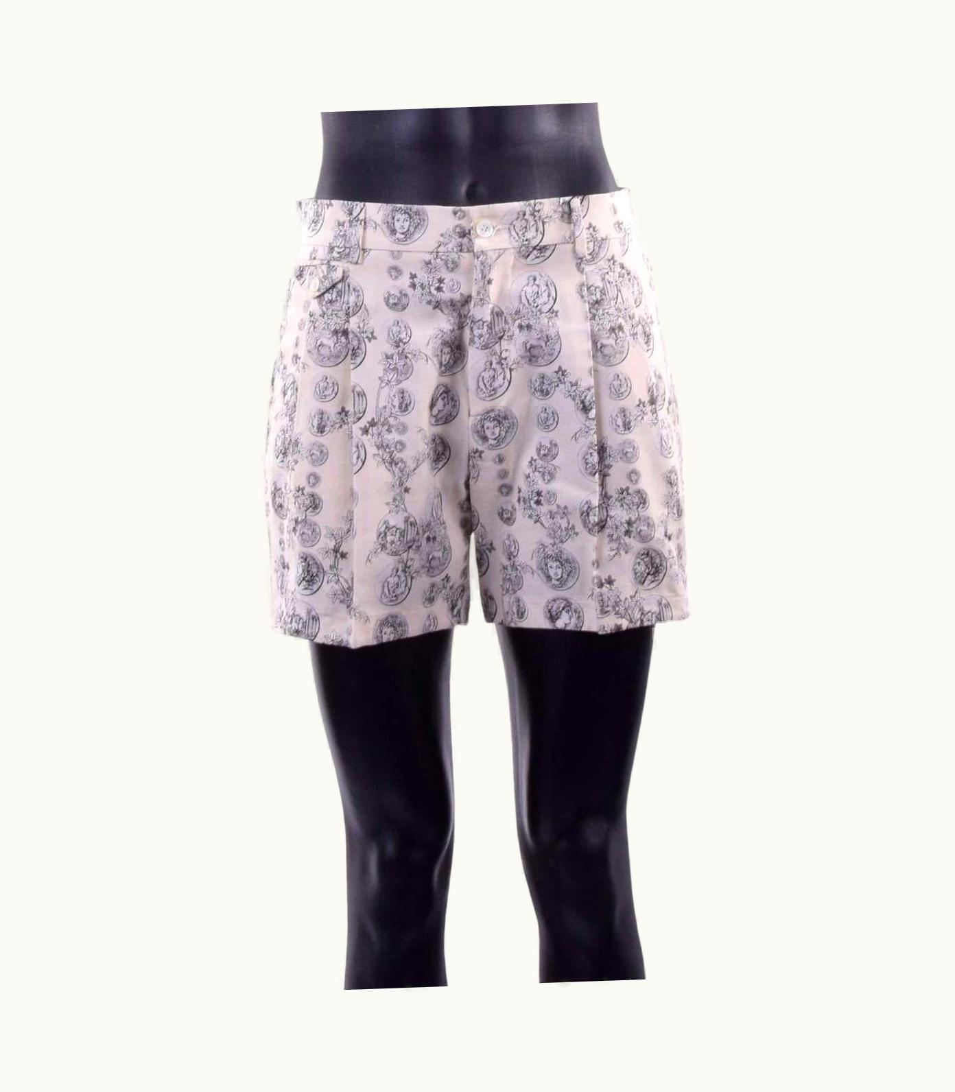 Dolce & Gabbana Dolce & Gabbana - Shorts With Roman Coints Print