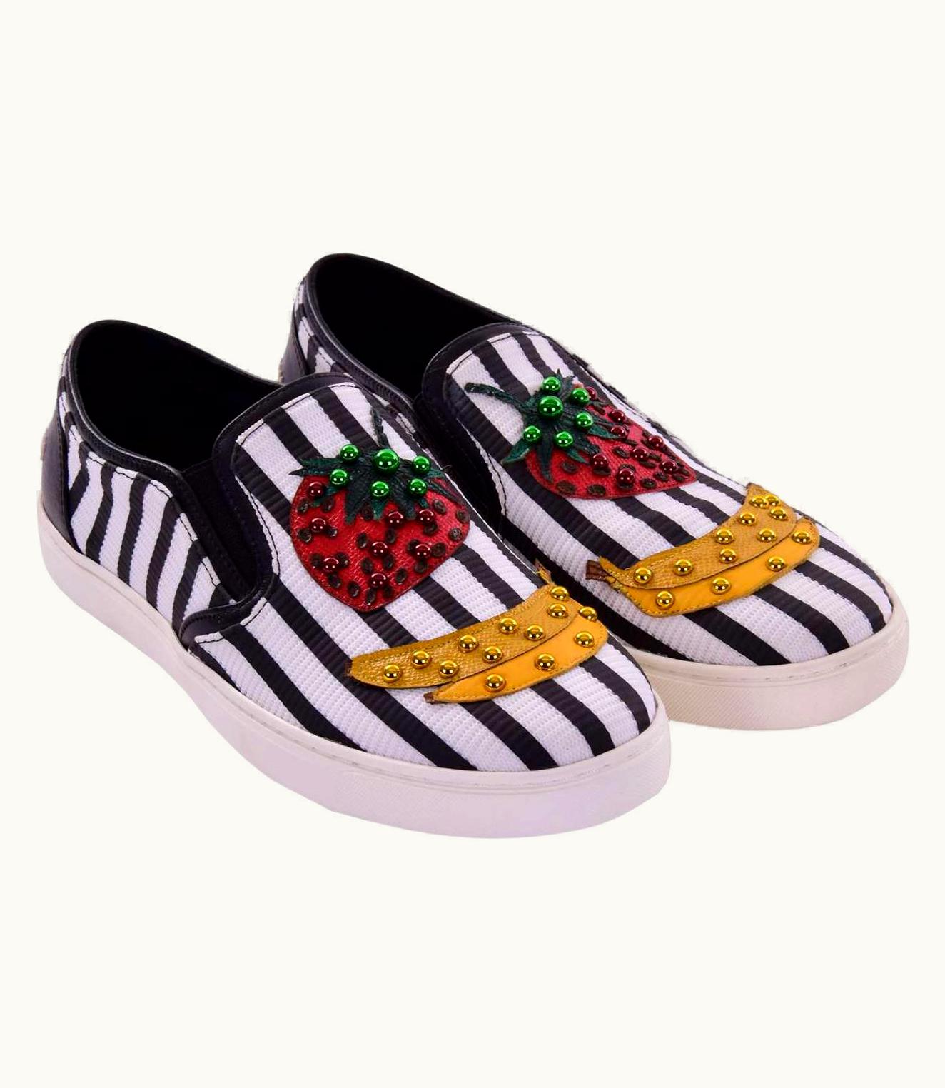 Dolce & Gabbana Dolce & Gabbana - Banana Slip-On Sneaker London White