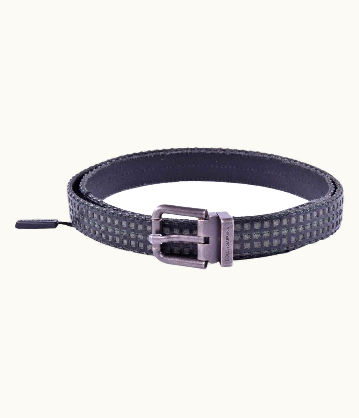 Dolce & Gabbana Dolce & Gabbana - Runway Mesh Belt Khaki Black