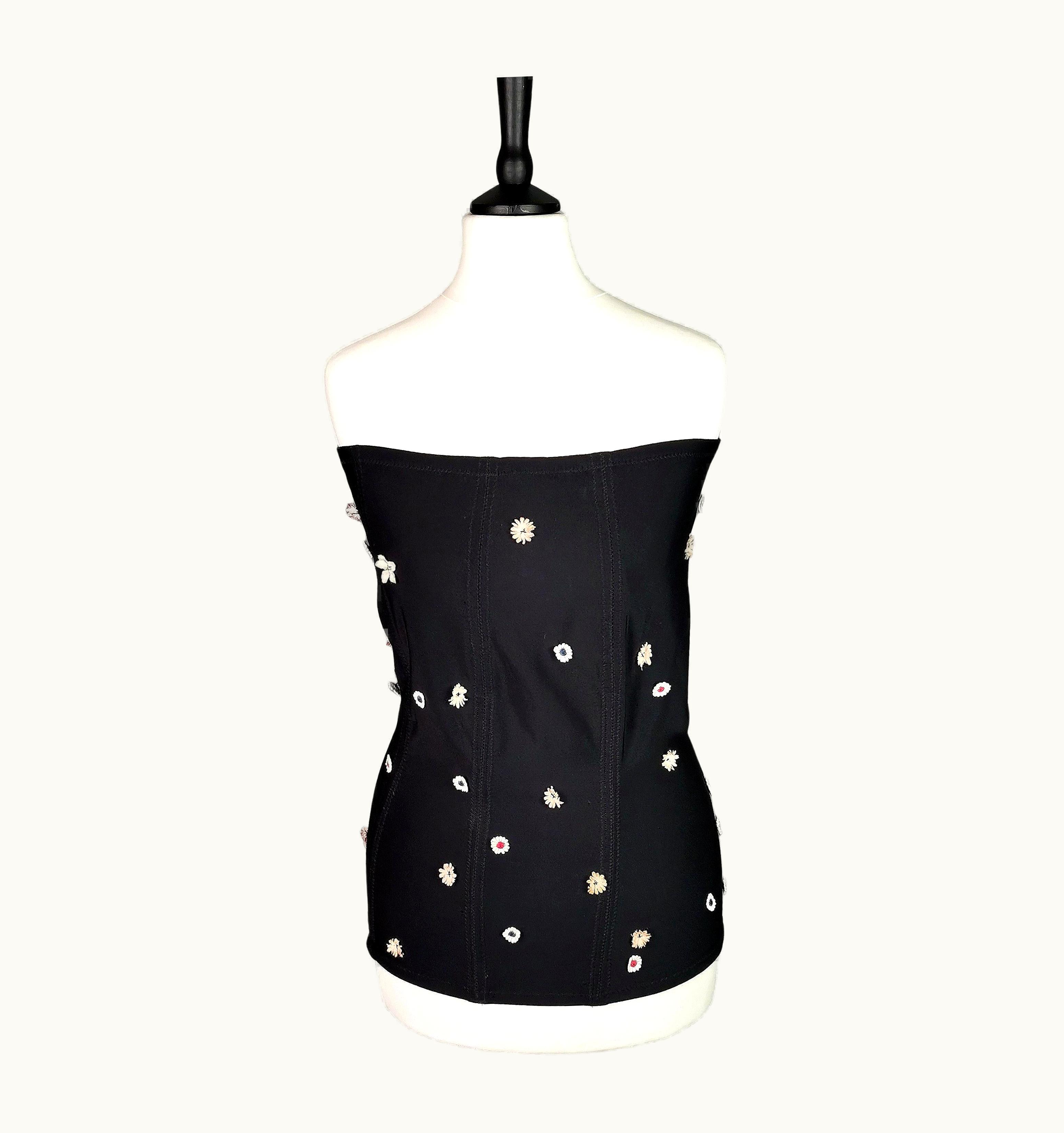 Dolce & Gabbana Vintage Dolce And Gabbana Floral Corset Top, Bandeau