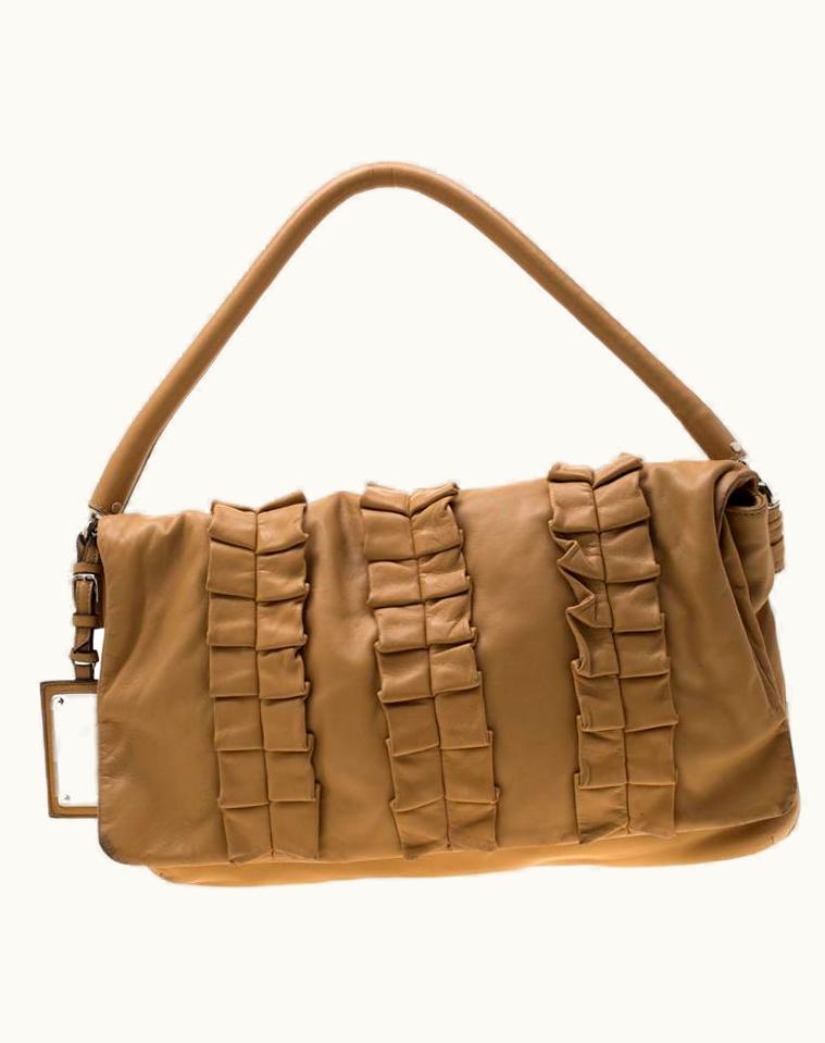 Dolce & Gabbana Dolce & Gabbana Brown Leather Miss Lexington Shoulder Bag