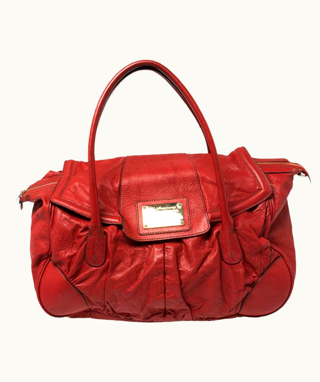 Dolce & Gabbana Dolce & Gabbana Red Leather Xx Anniversary Edition Bag