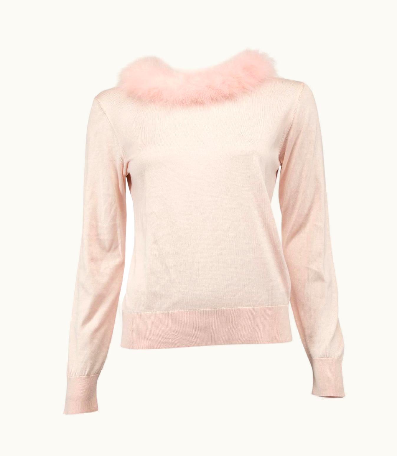 Dolce & Gabbana Dolce & Gabbana Women' Long Sleeve Top With Feathers