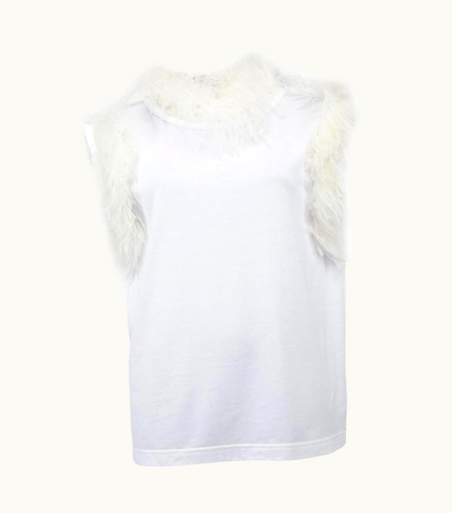 Dolce & Gabbana Dolce & Gabbana Women' Top With Feathers