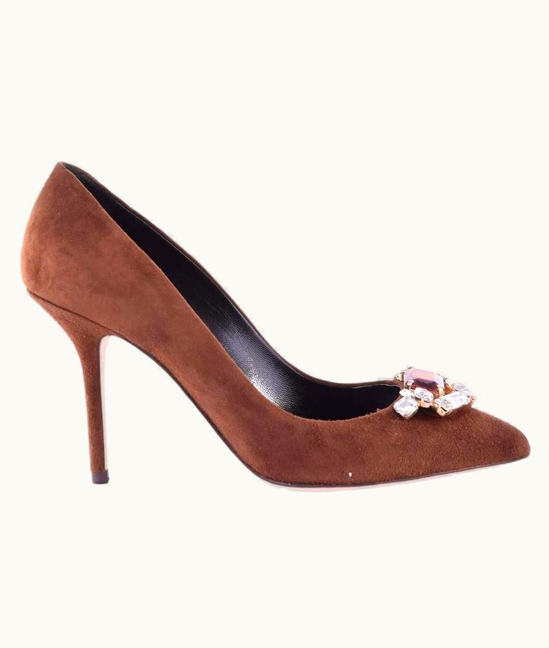Dolce & Gabbana Dolce & Gabbana - Suede Pumps Bellucci Brown