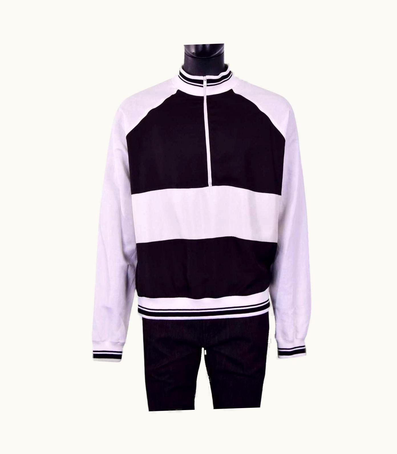 Dolce & Gabbana Dolce & Gabbana - Linen Ansd Silk Sweatshirt Black White