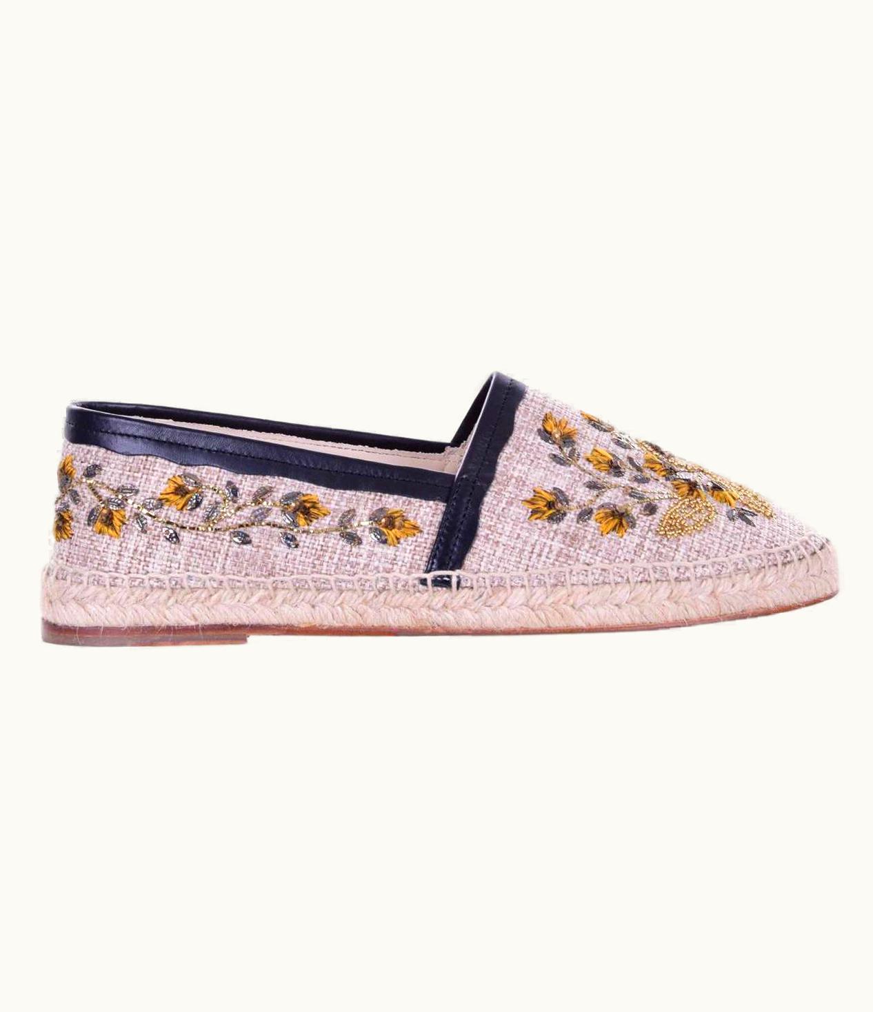 Dolce & Gabbana Dolce & Gabbana - Embroidered Espadrilles Tremiti Beige