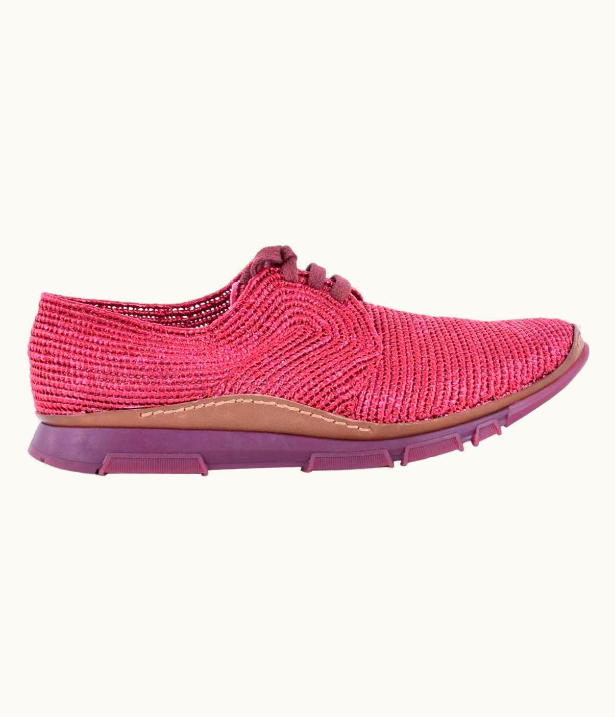 Dolce & Gabbana Dolce & Gabbana - Raffia Sneakers Scilla Bordeaux