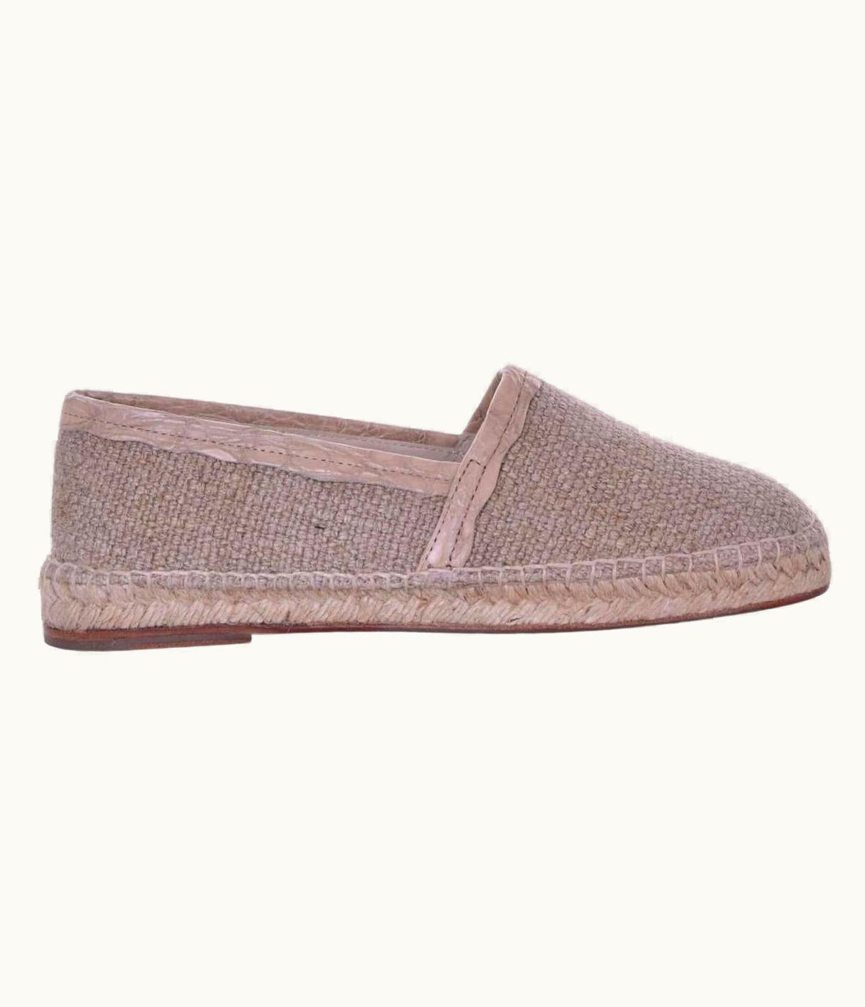 Dolce & Gabbana Dolce & Gabbana - Crocodile Espadrilles Tremiti Beige UZ0608768