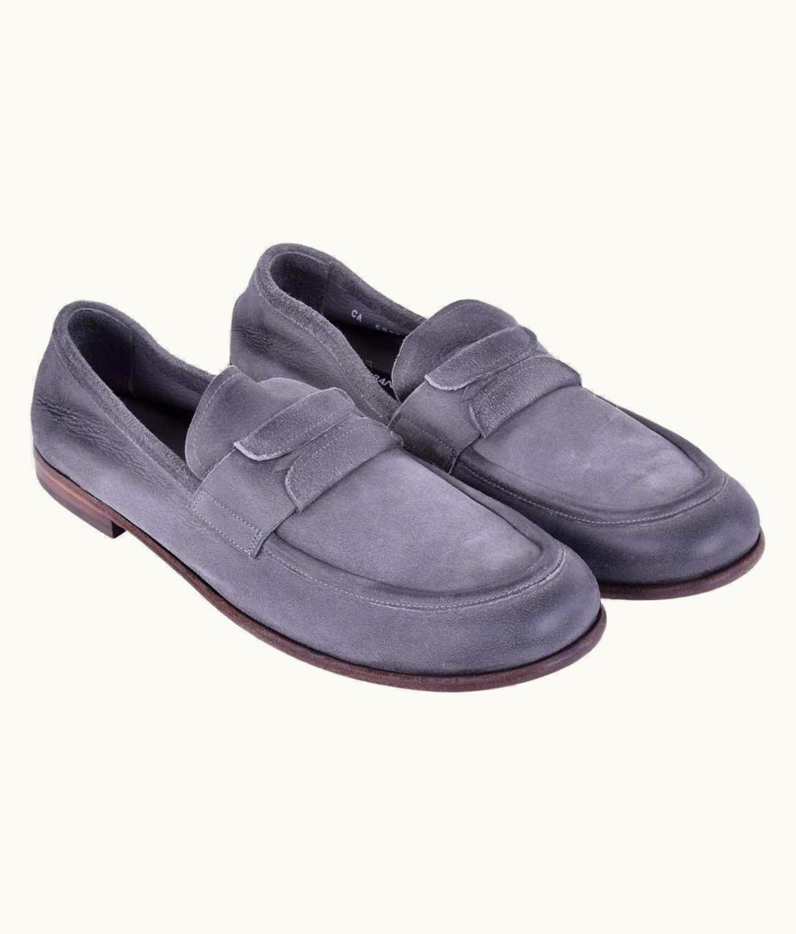 Dolce & Gabbana Dolce & Gabbana - Velour-Leather Moccasins Siracusa Eur