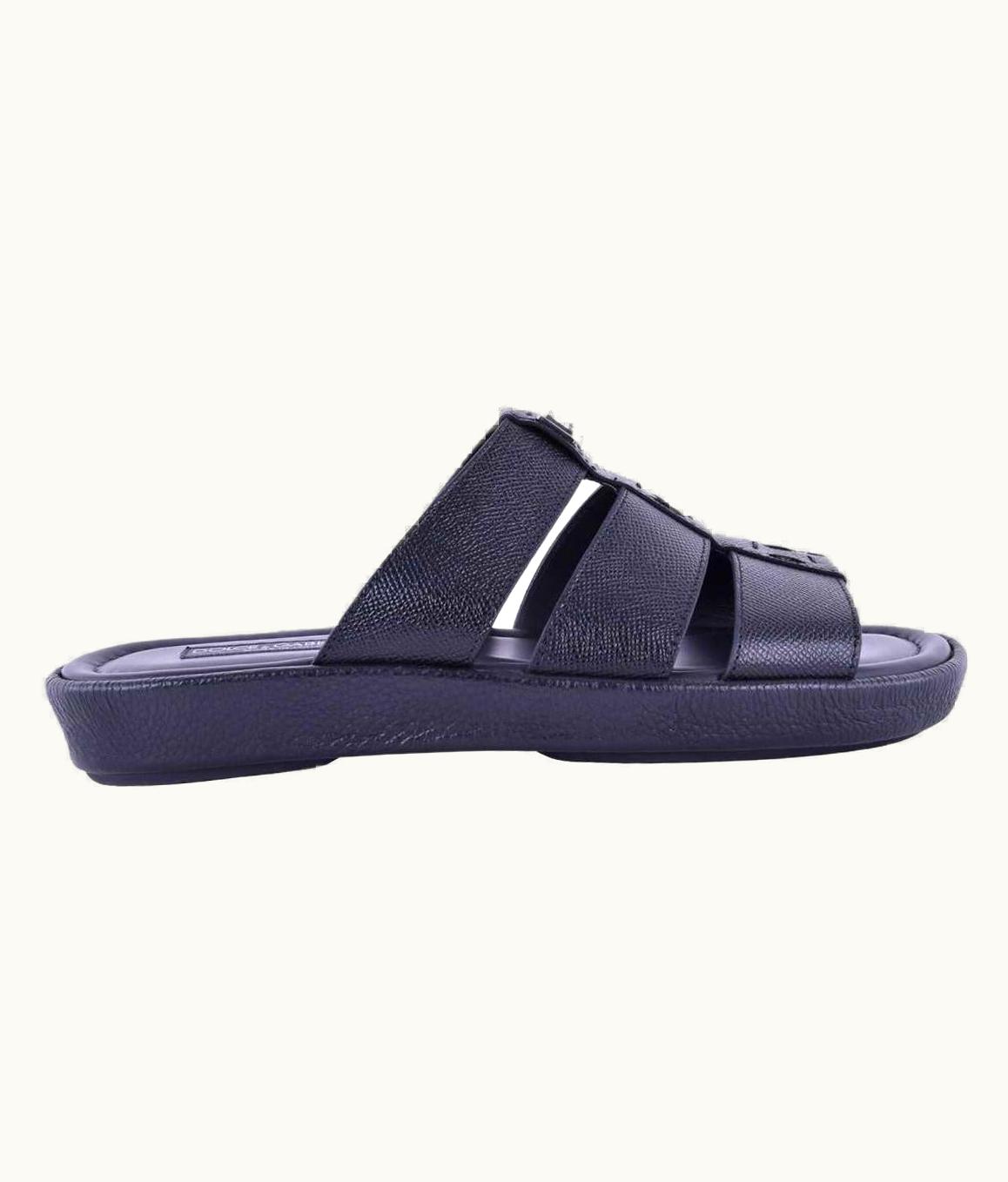 Dolce & Gabbana Dolce & Gabbana - Dauphine Leather Sandals Black UZ0608818