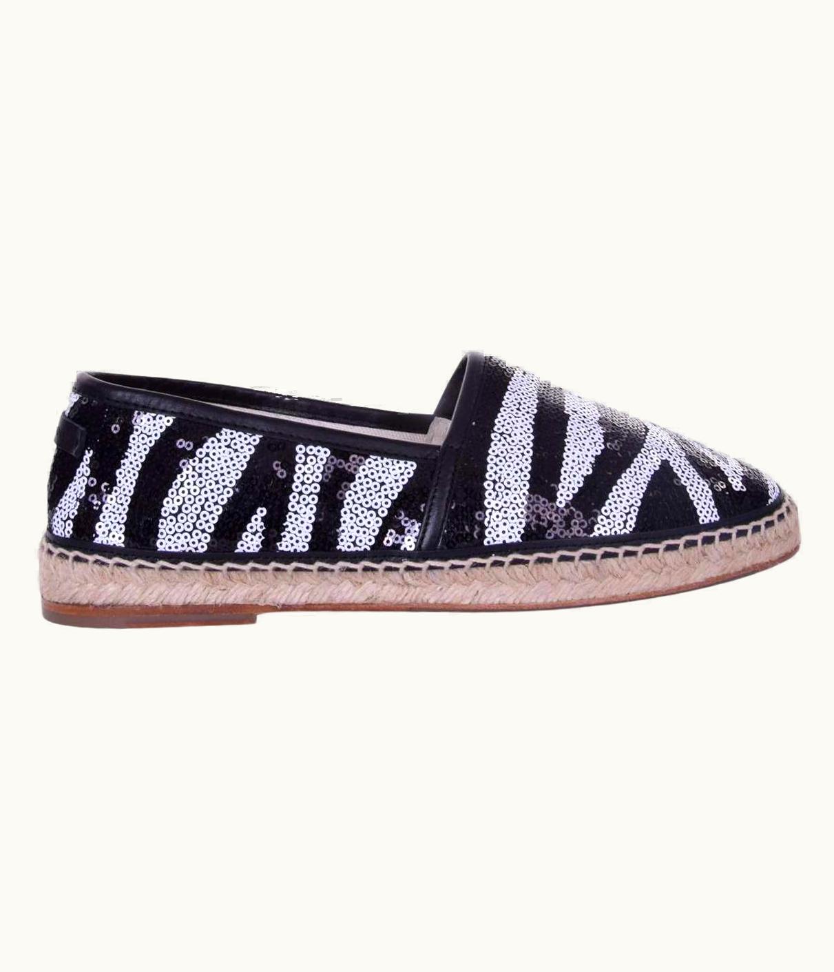 Dolce & Gabbana Dolce & Gabbana - Sequined Zebra Espadrilles Tremiti UZ0608857