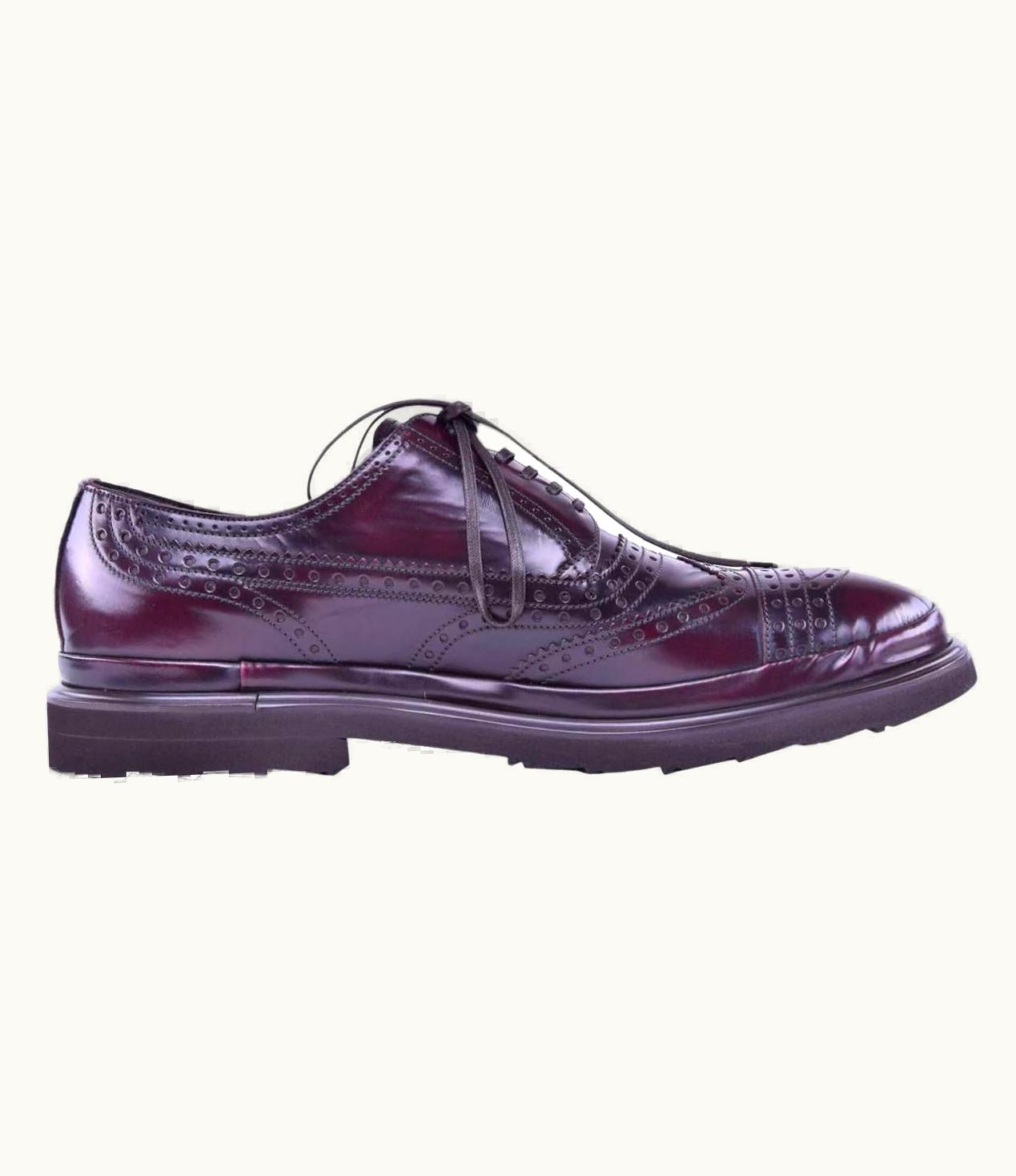 Dolce & Gabbana Dolce & Gabbana - Light Budapester Shoes Bordeaux