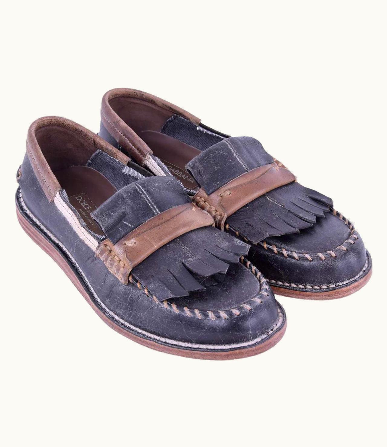 Dolce & Gabbana Dolce & Gabbana - Vintage Loafer Black Brown UZ0608873