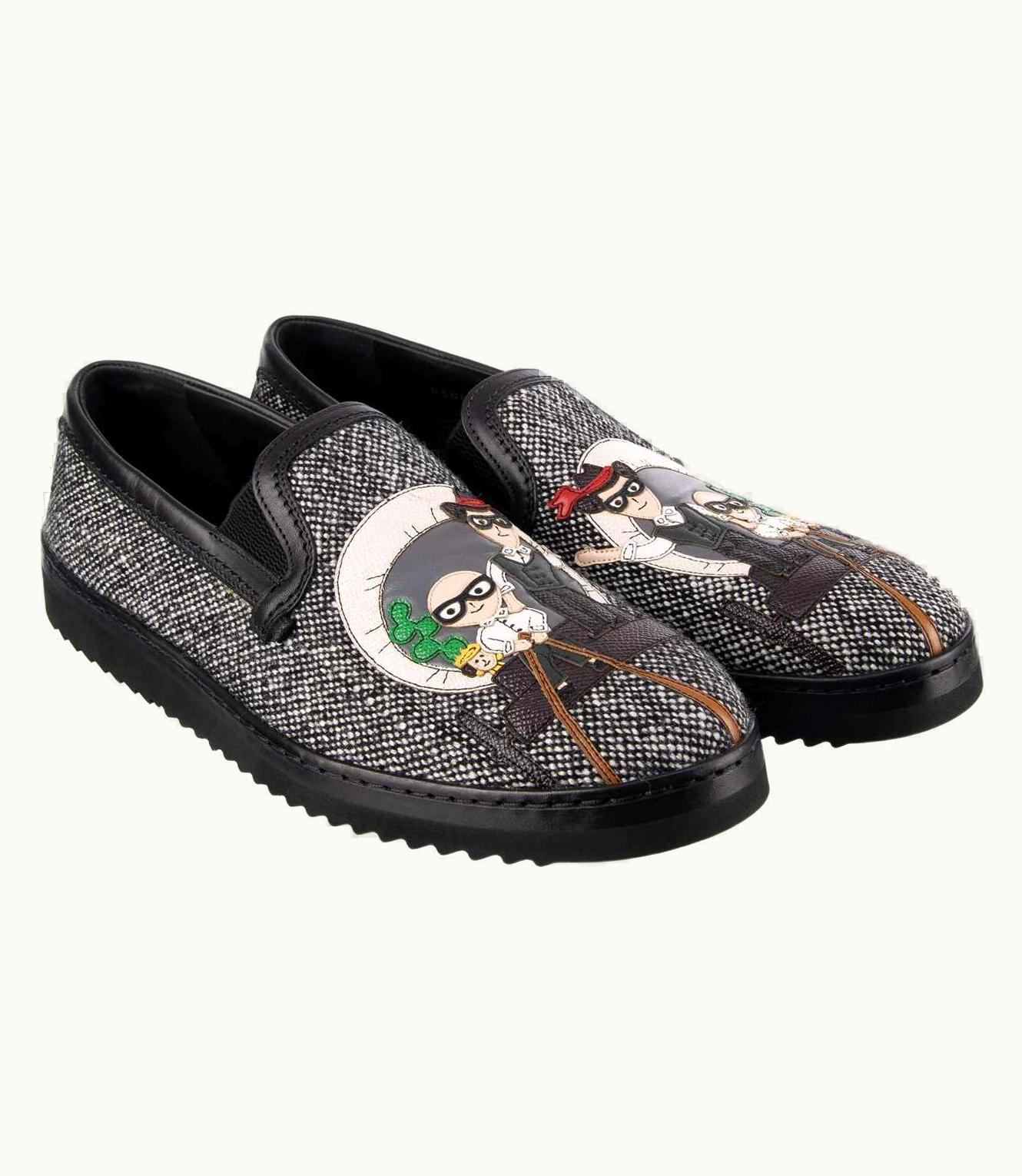 Dolce & Gabbana Dolce & Gabbana - Designer Applic Loafer Mondello Black