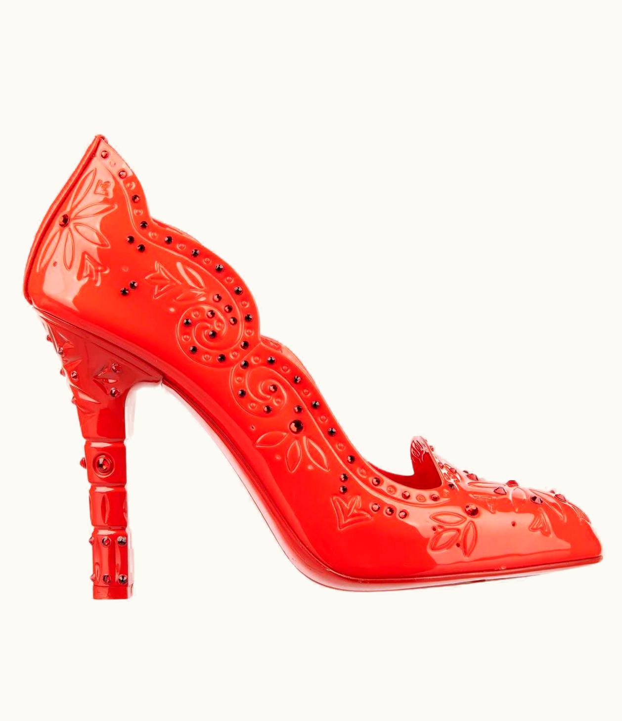 Dolce & Gabbana Dolce & Gabbana - Cinderella Pvc Crystals Pumps Red