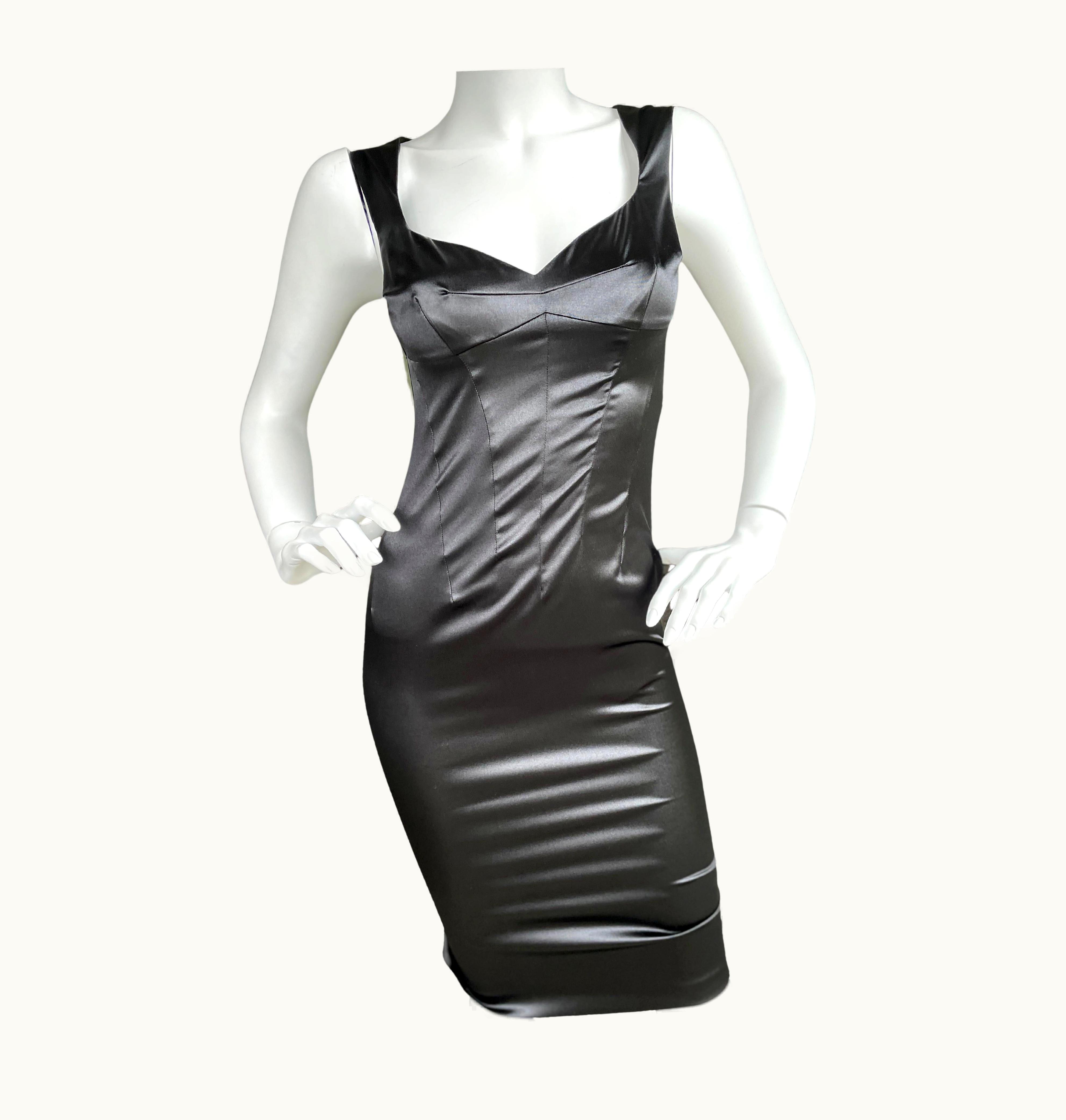 Dolce & Gabbana D&G Vintage Black Cocktail Dress By Dolce & Gabbana