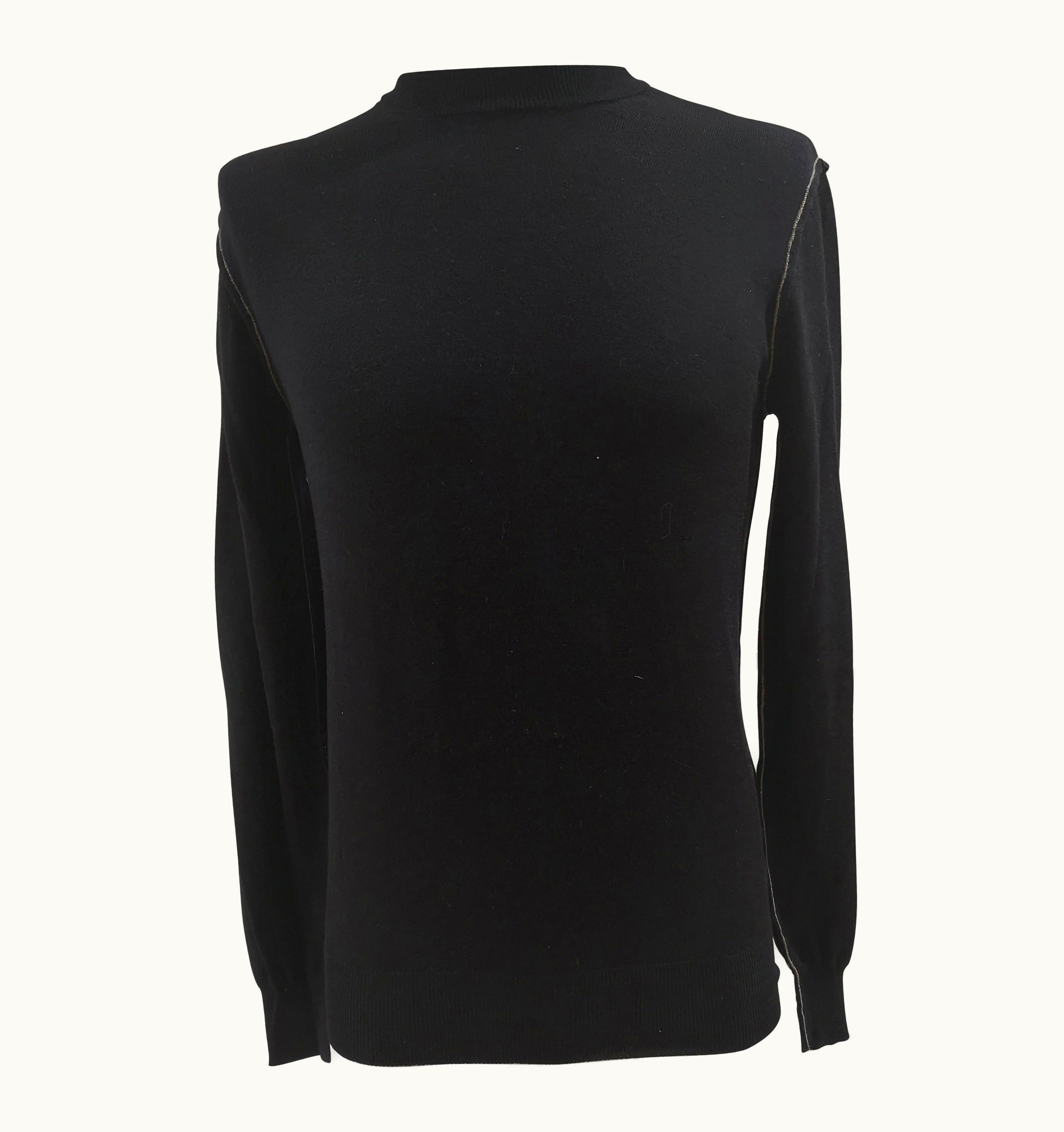 Dolce & Gabbana Dolce & Gabbana Black Wool Sweater
