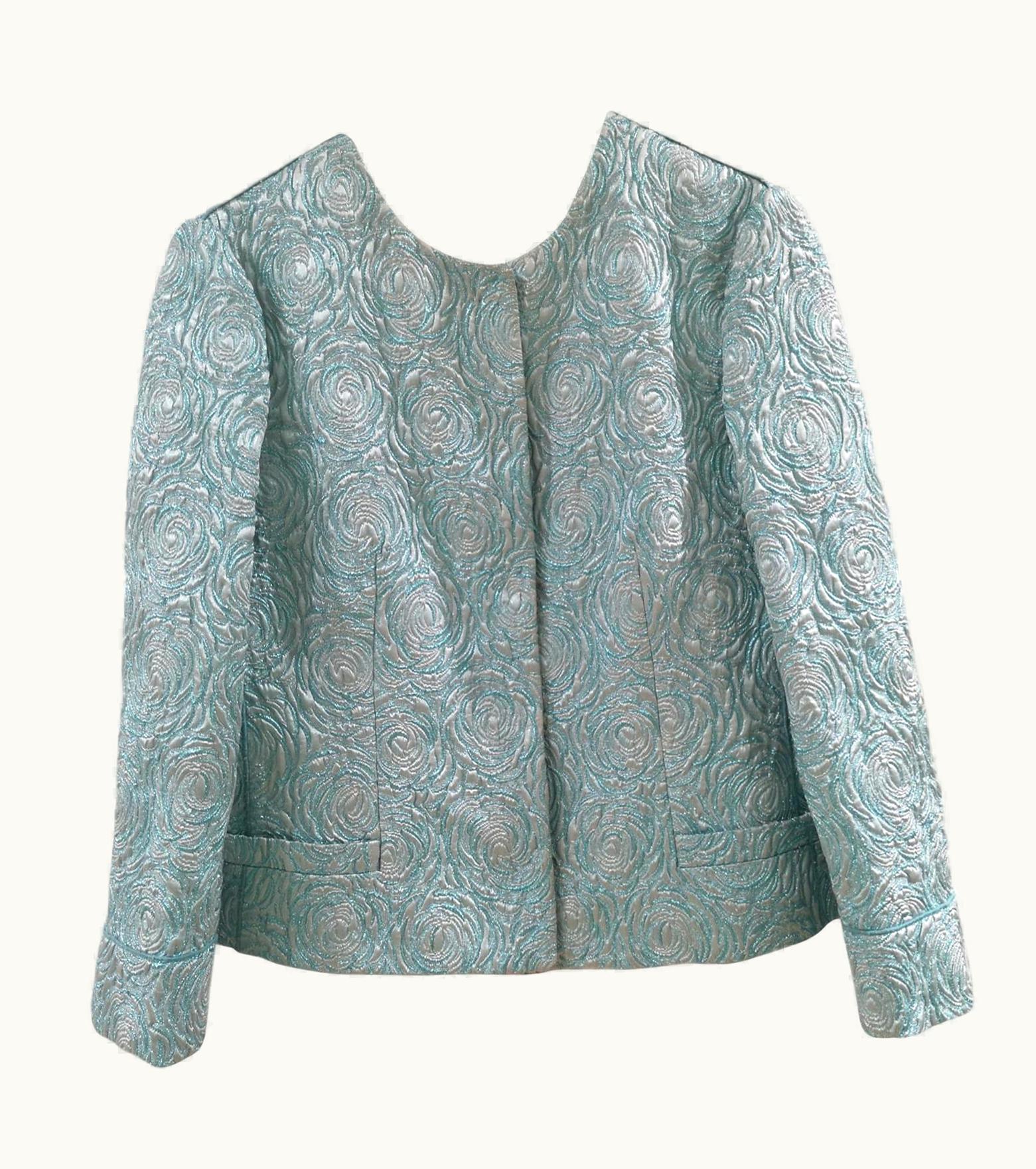 Dolce & Gabbana Dolce & Gabbana Turquoise Wool Jacket