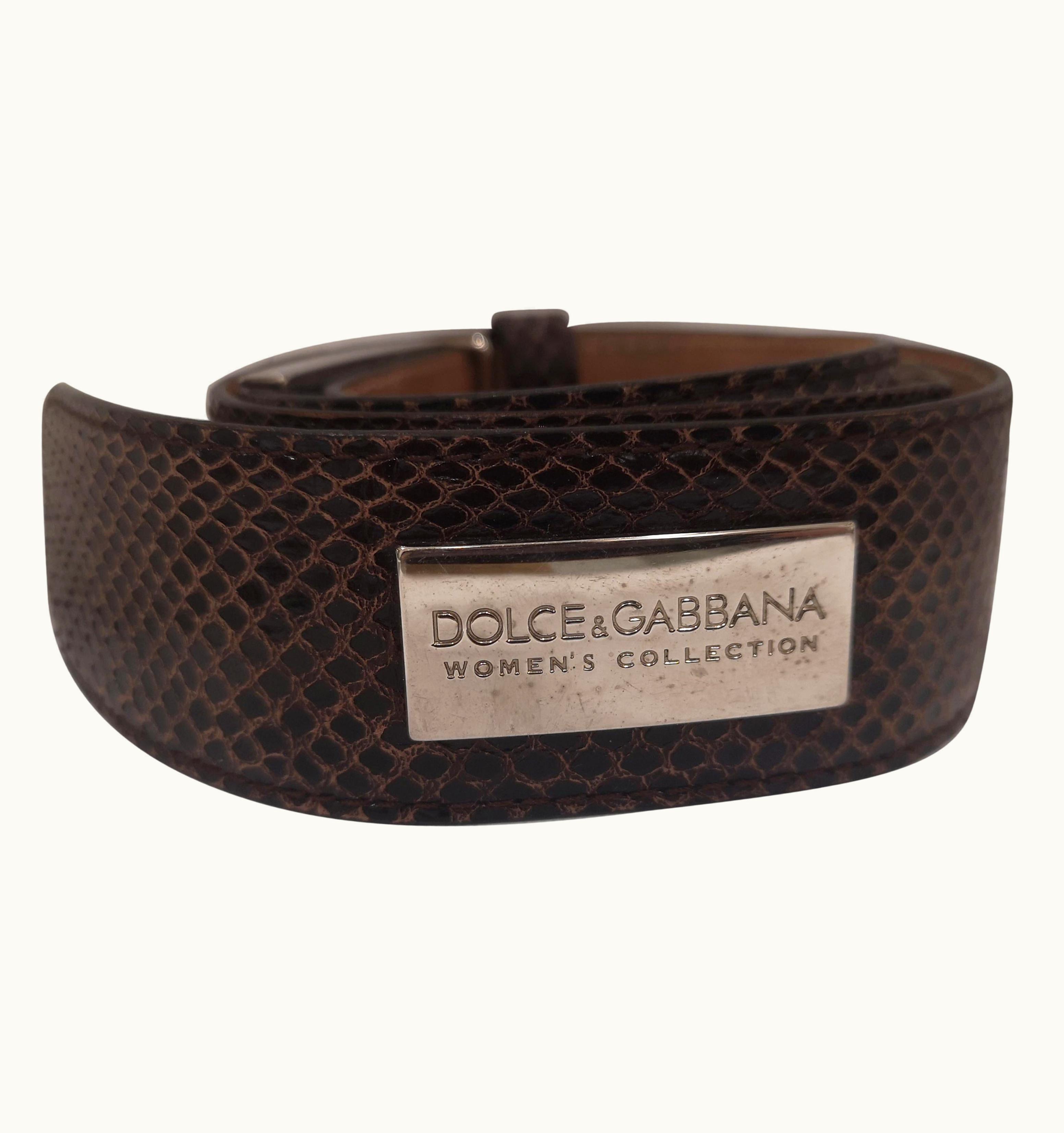 Dolce & Gabbana Dolce & Gabbana Brown Leather Belt UZ0609152