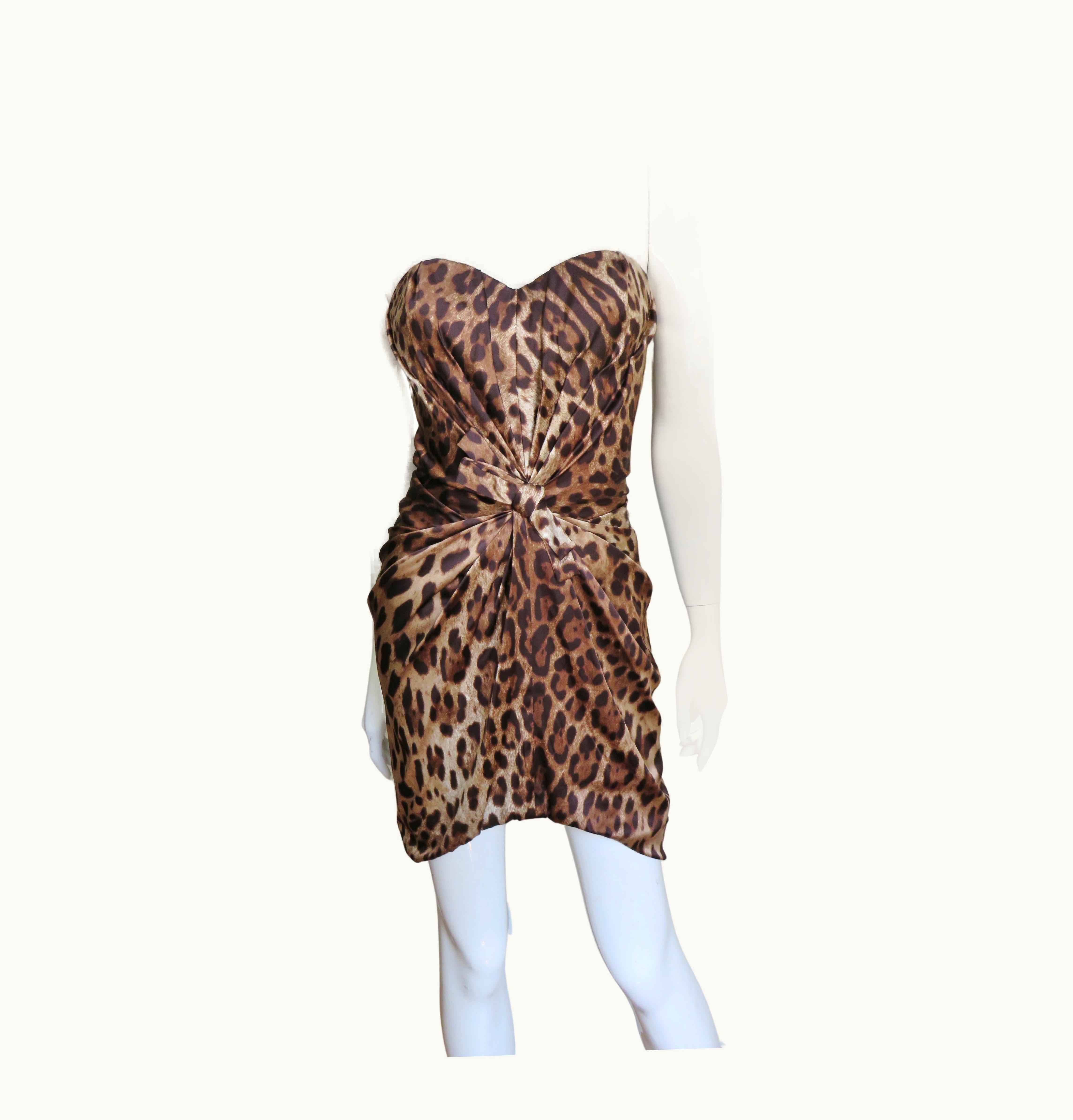 Dolce & Gabbana Dolce & Gabbana Silk Bustier Dress