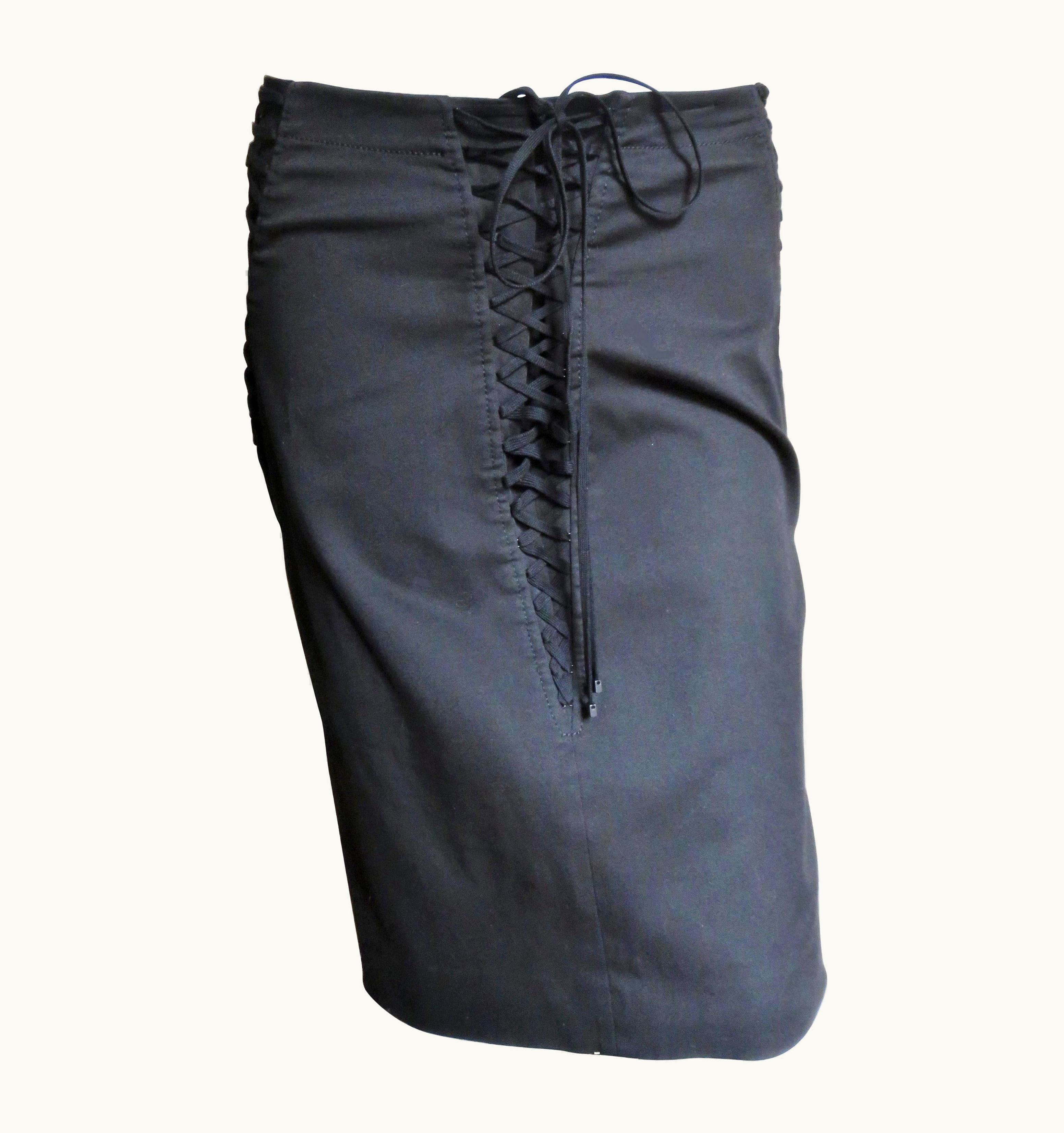 Dolce & Gabbana Dolce & Gabbana Lace Up Skirt
