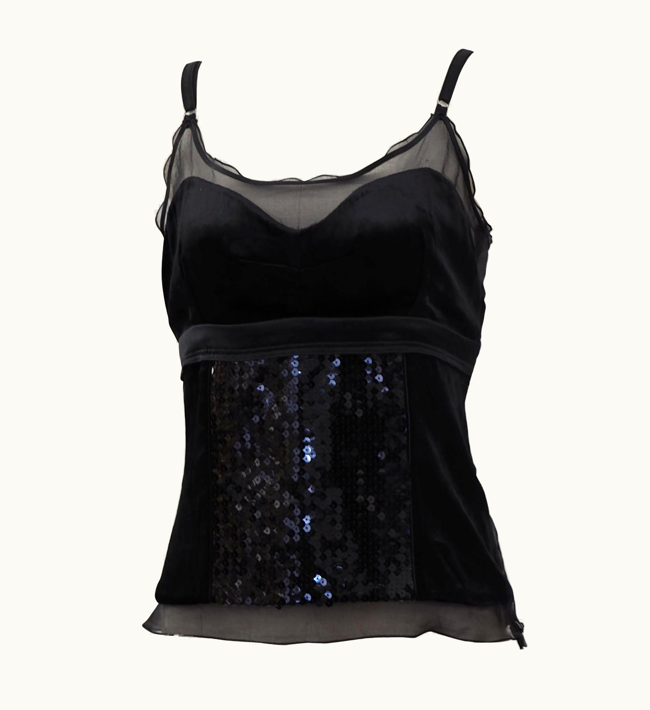 Dolce & Gabbana D&G Dolce & Gabbana Black Top