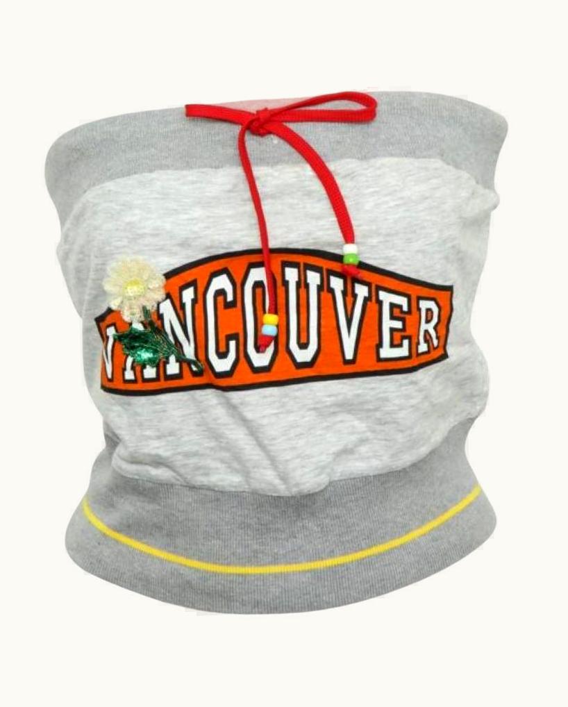 Dolce & Gabbana D&G Dolce & Gabbana Tube Top With "Vancouver" Logo