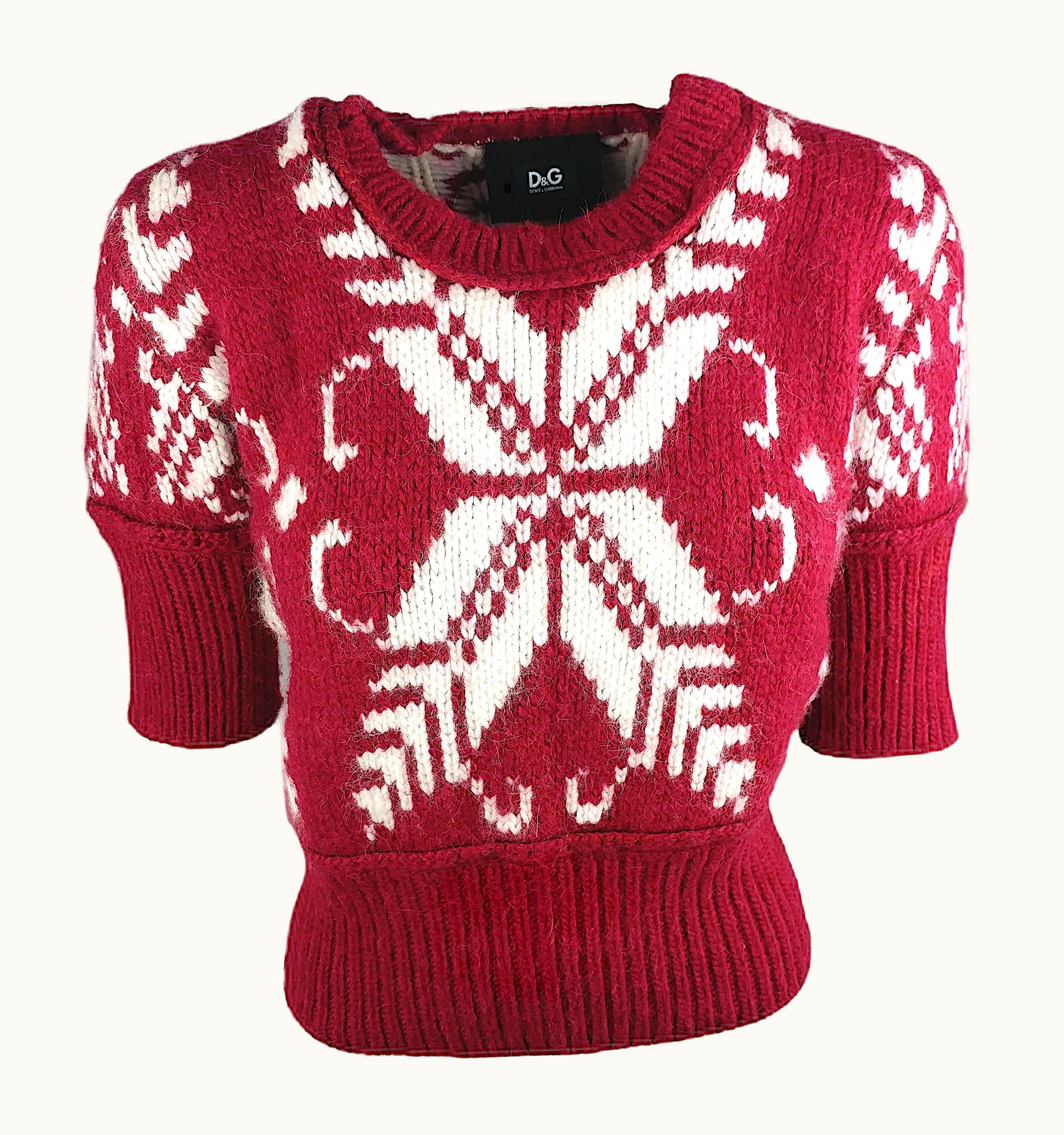 Dolce & Gabbana Dolce&Gabbana - Authentic Knitted Alpaca Sweater AW 2010 Runway us 36eu