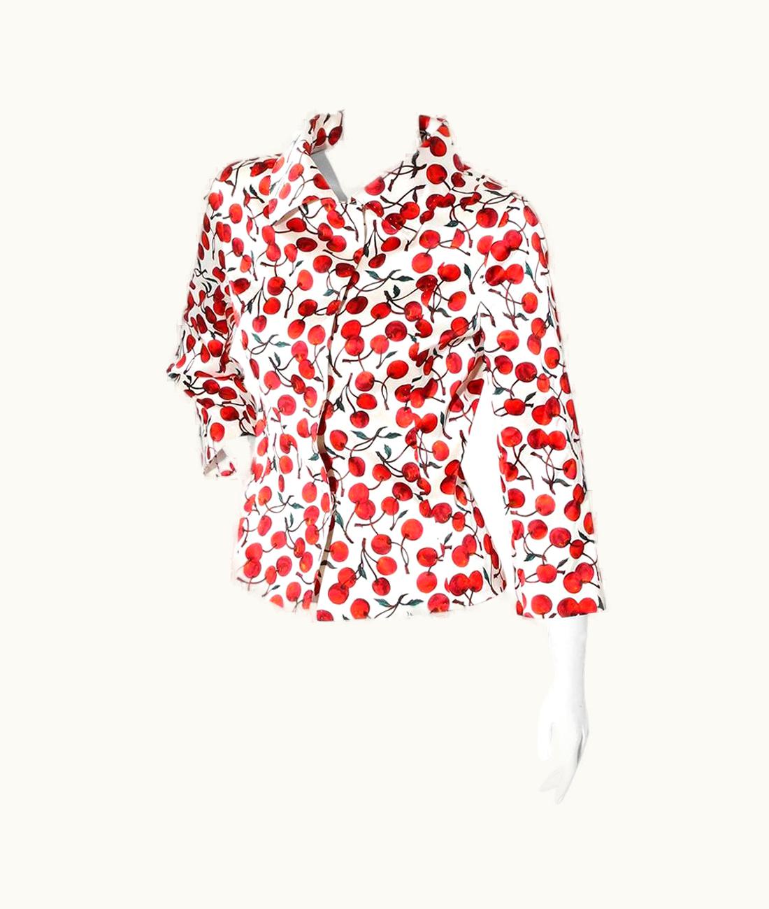 Dolce & Gabbana Dolce & Gabbana Fall 1996 Cherry Print Jacket