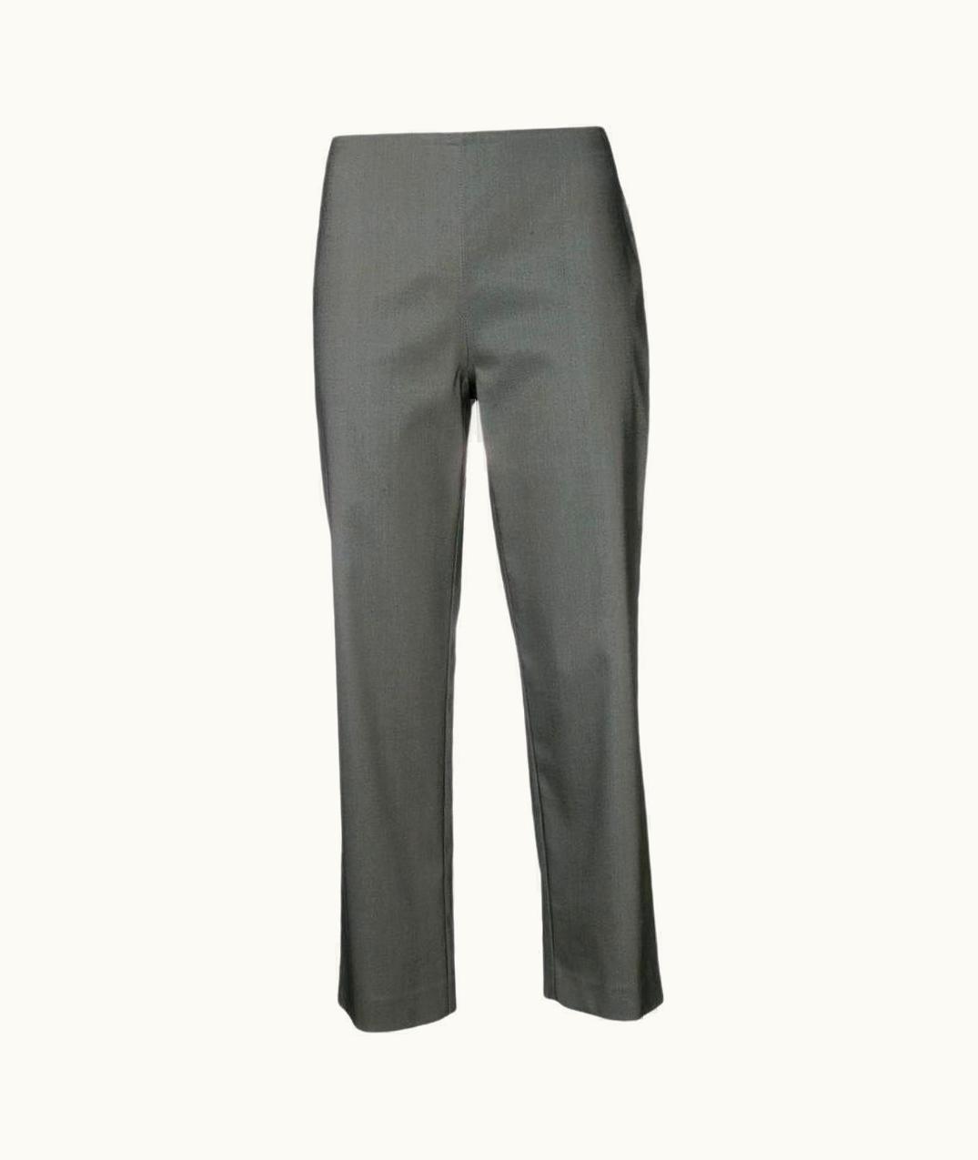 Dolce & Gabbana 2000s Dolce & Gabbana Vintage Grey Silk Stretch Capri Trousers