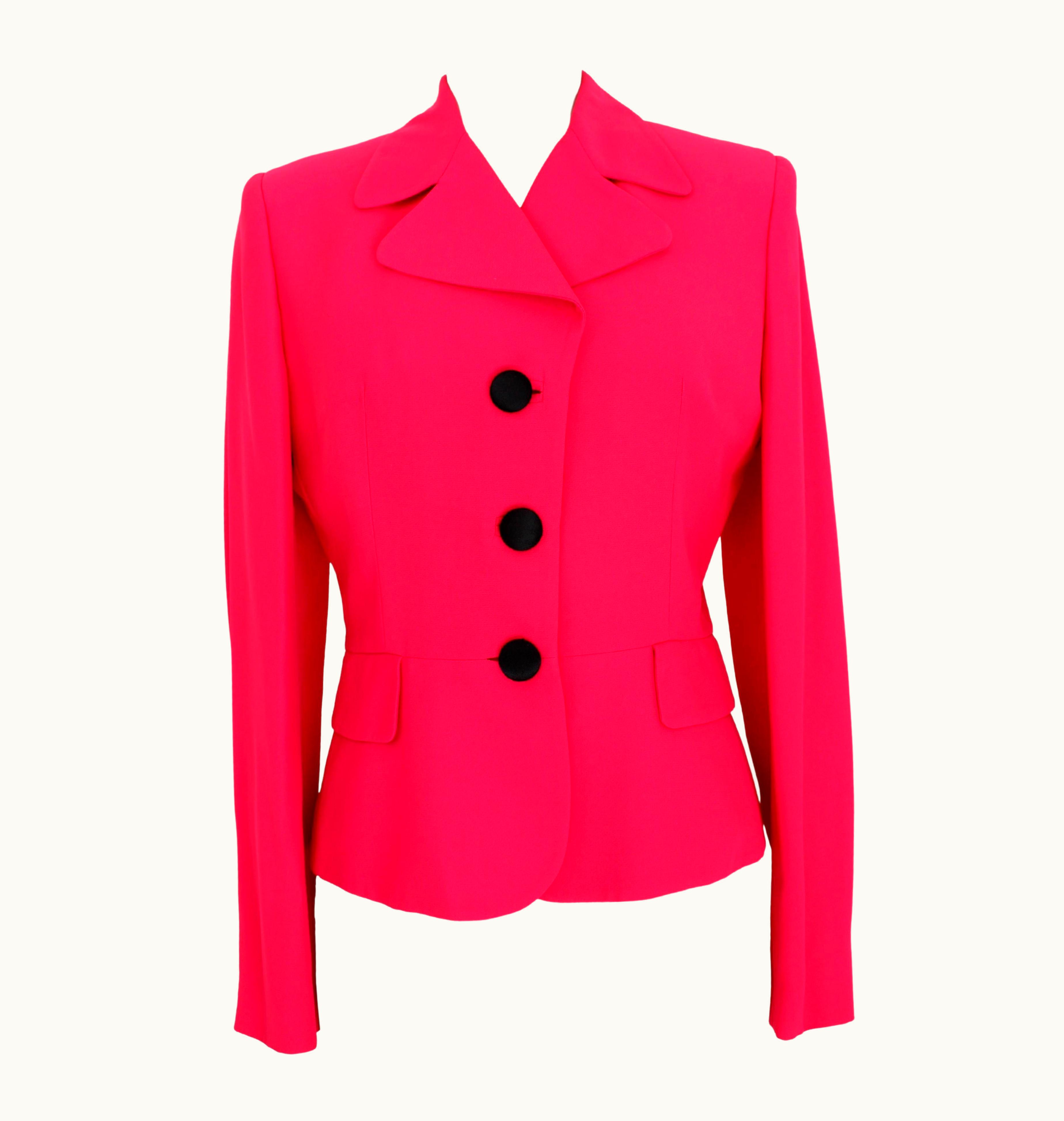 Dolce & Gabbana Dolce & Gabbana Fuchsia Slim Fit Jacket