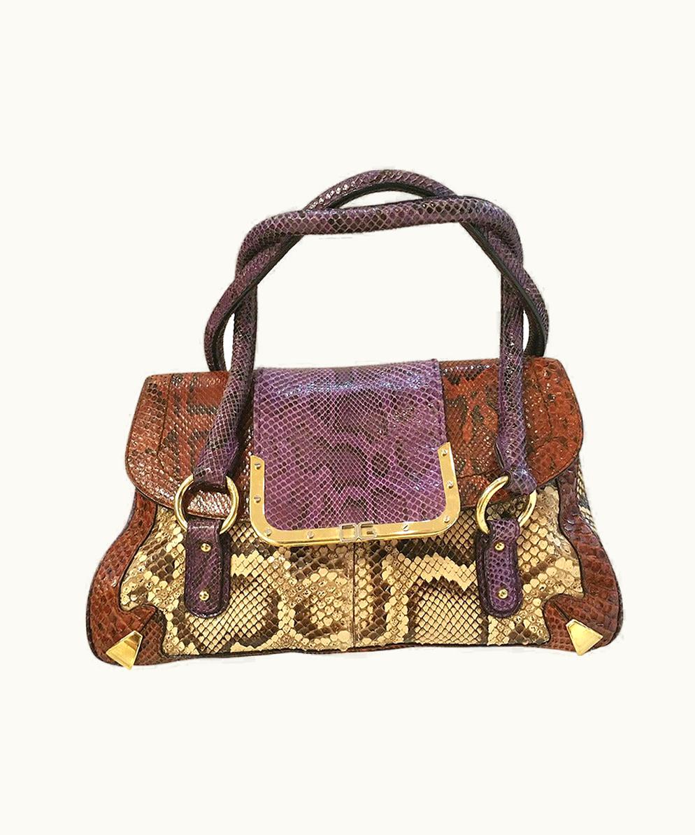 Dolce & Gabbana 2000 Dolce & Gabbana Python Skin Bag