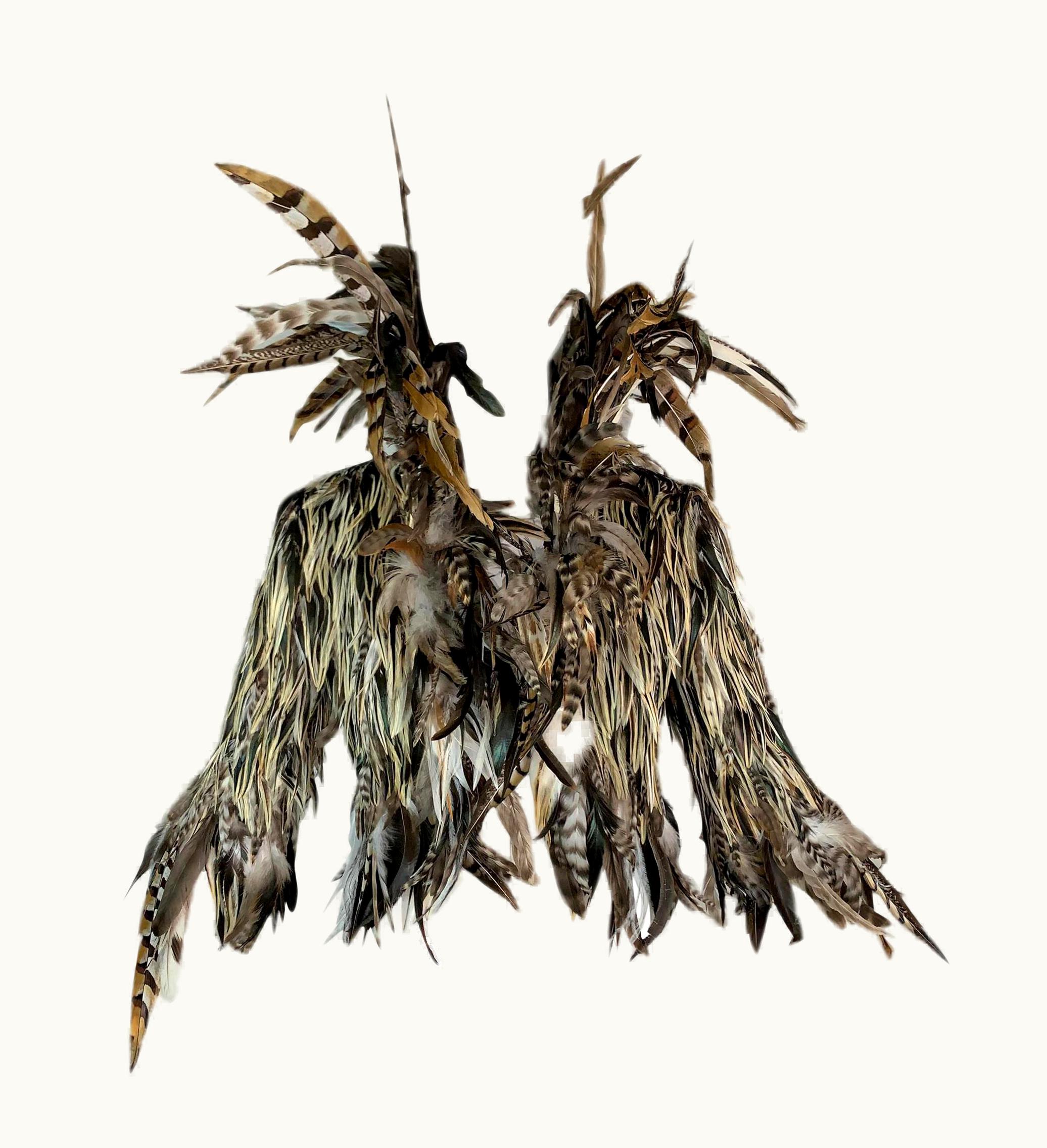 Dolce & Gabbana 2000' Dolce & Gabbana Avant Garde Feather Cropped Jacket UZ0609539