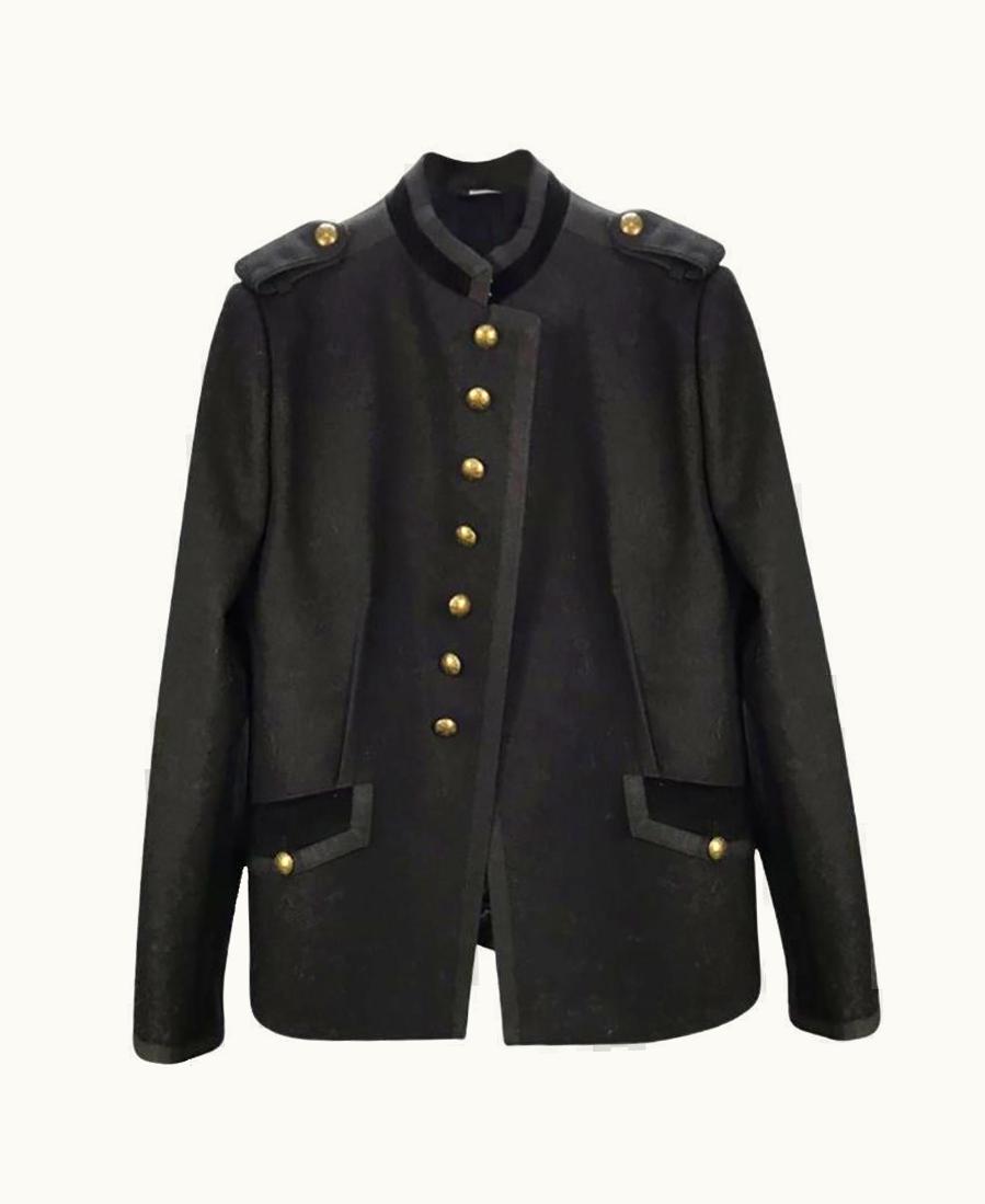 Dolce & Gabbana Dolce&Gabbana Black Men' Wool Coat It