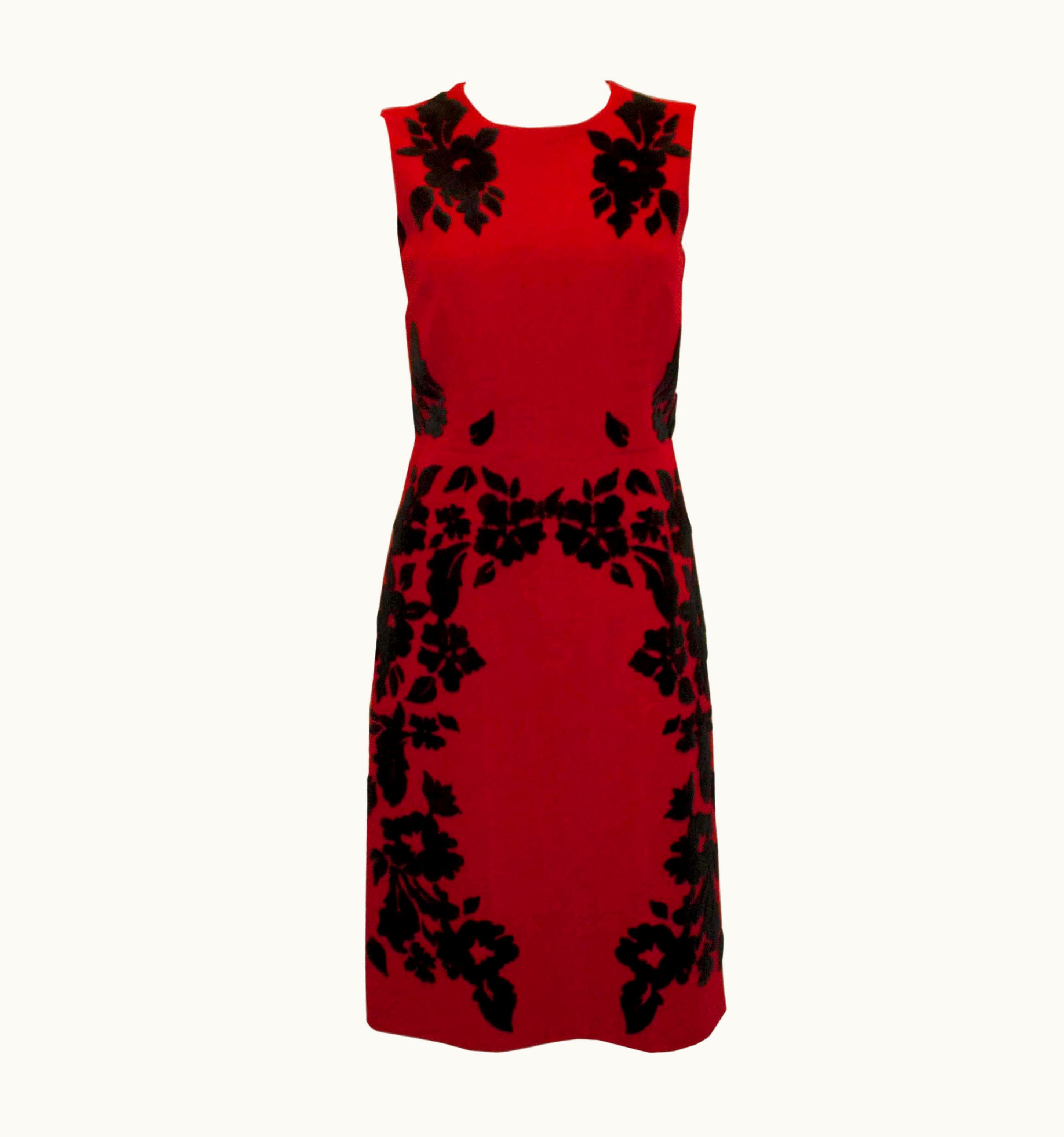 Dolce & Gabbana Dolce And Gabanna Black And Red Dress